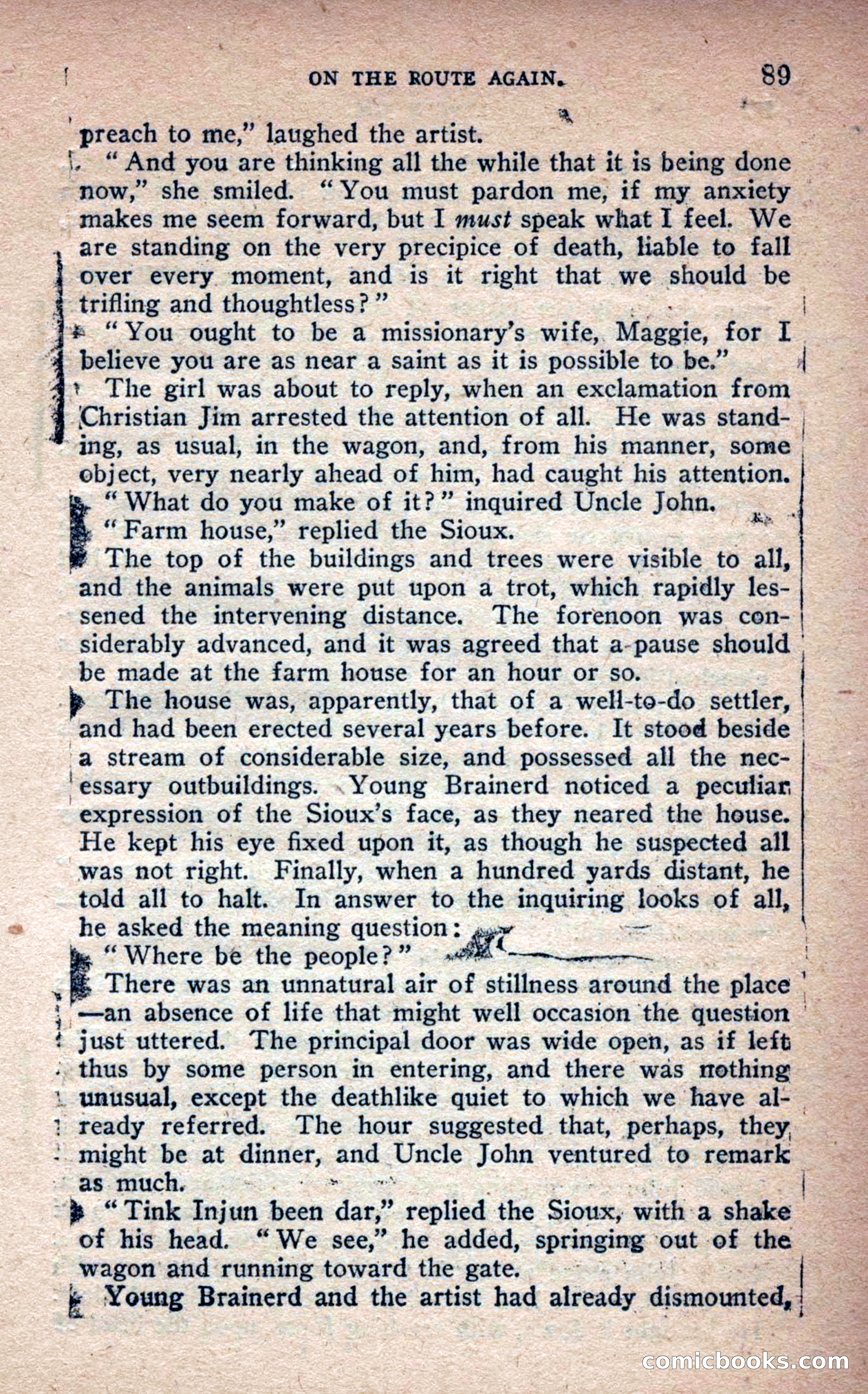 Beadle's Frontier Series #25: Indian Jim—A Tale of the Minnesota Massacre — page 87 of 100