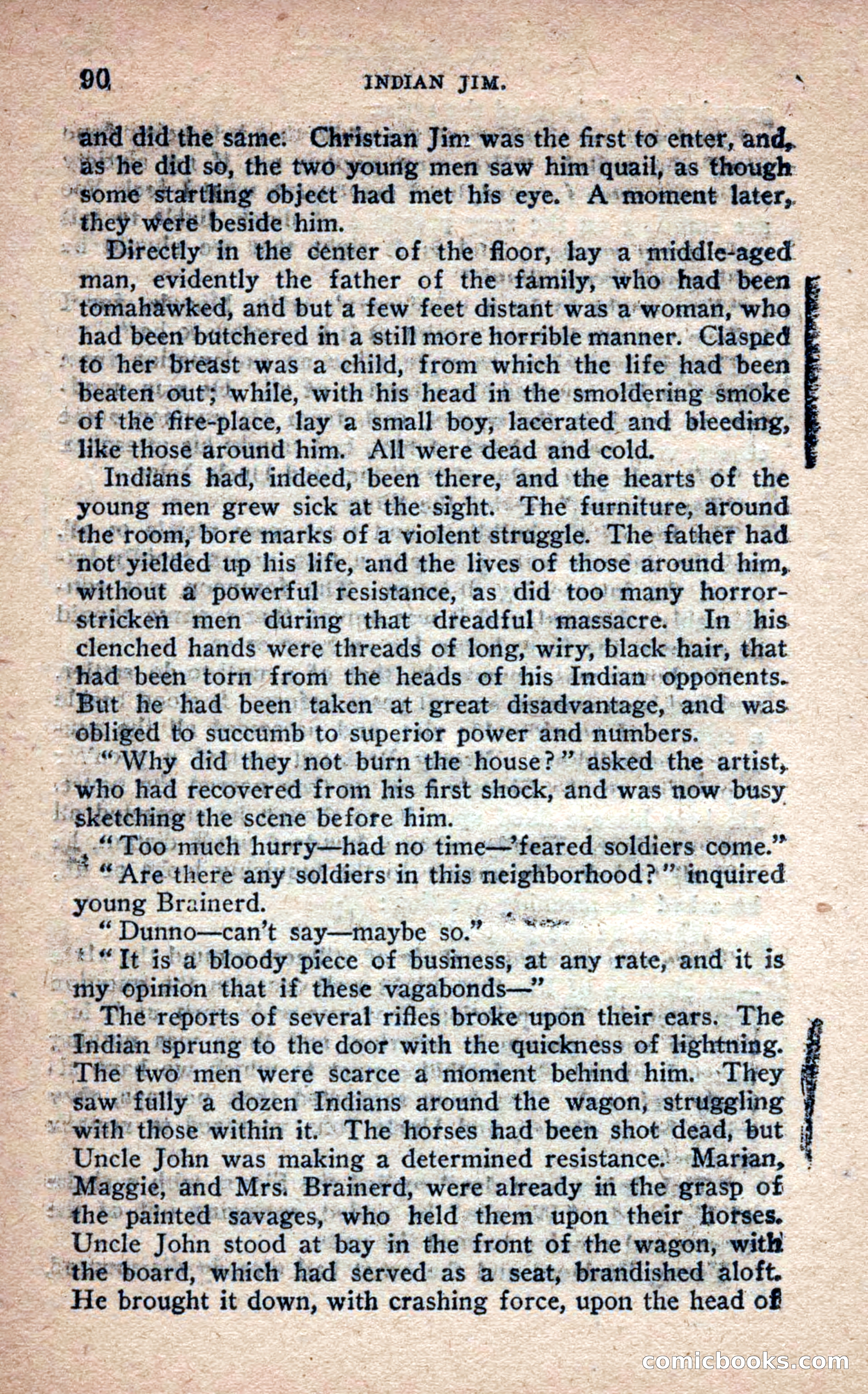 Beadle's Frontier Series #25: Indian Jim—A Tale of the Minnesota Massacre — page 88 of 100
