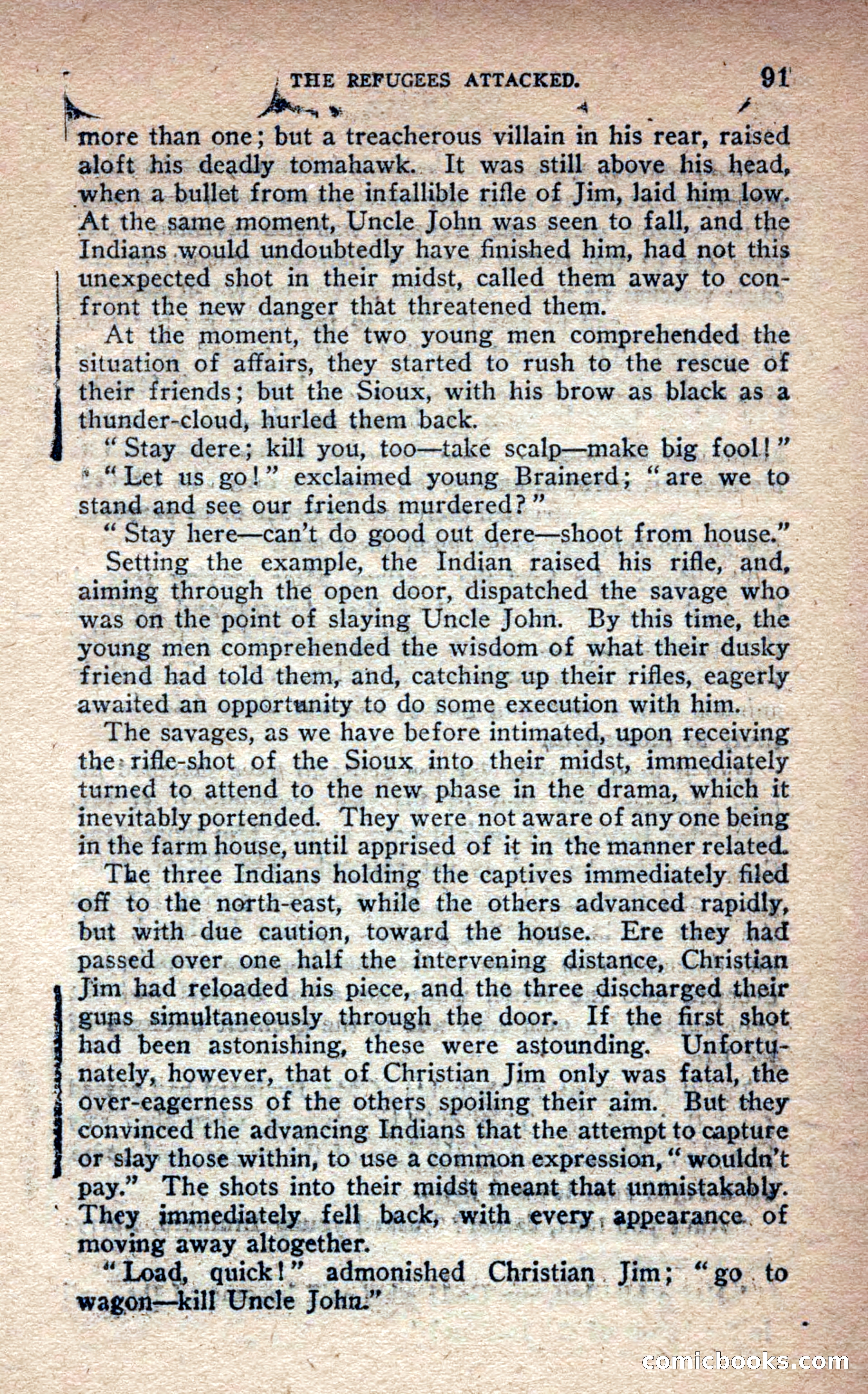 Beadle's Frontier Series #25: Indian Jim—A Tale of the Minnesota Massacre — page 89 of 100