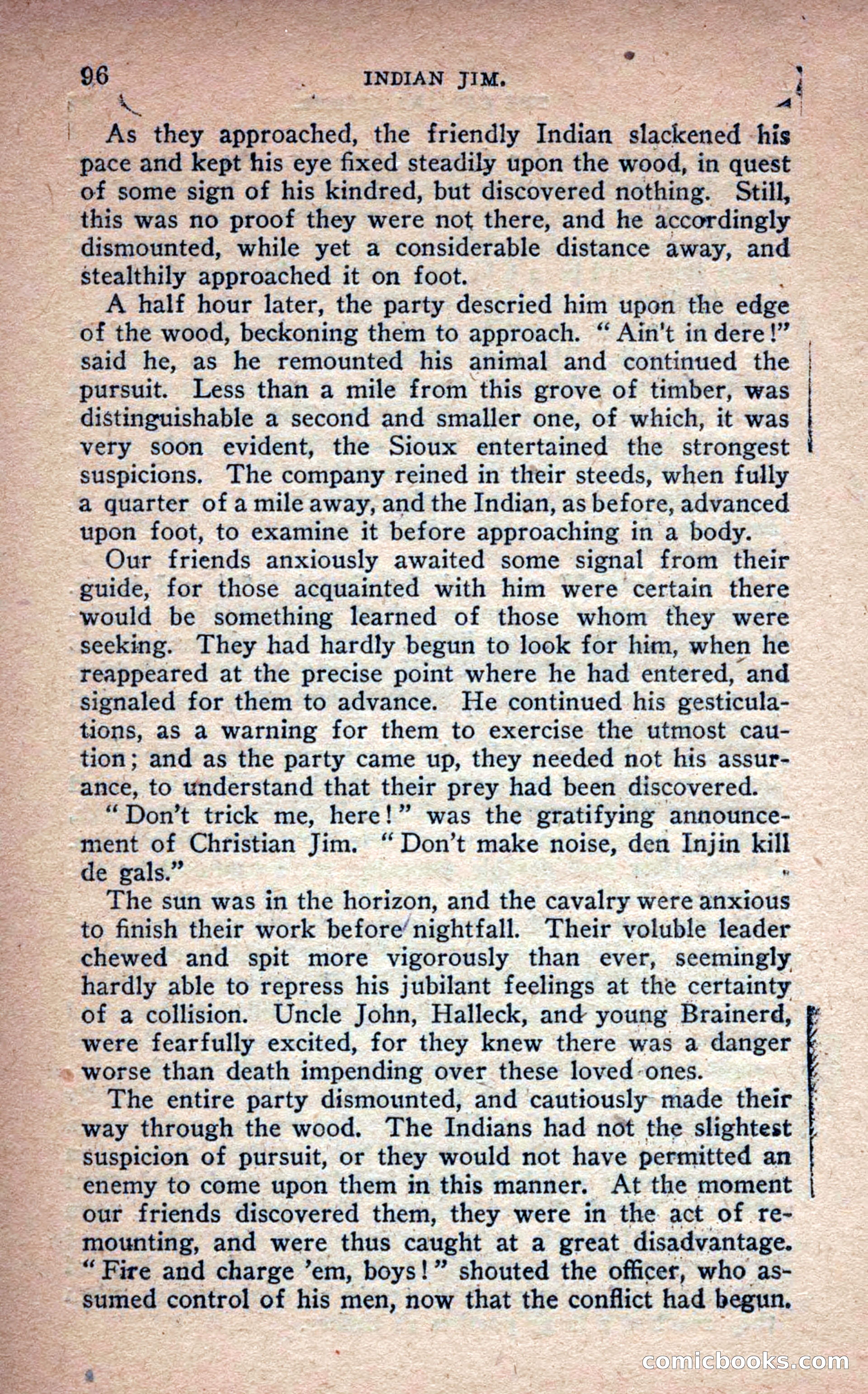 Beadle's Frontier Series #25: Indian Jim—A Tale of the Minnesota Massacre — page 94 of 100