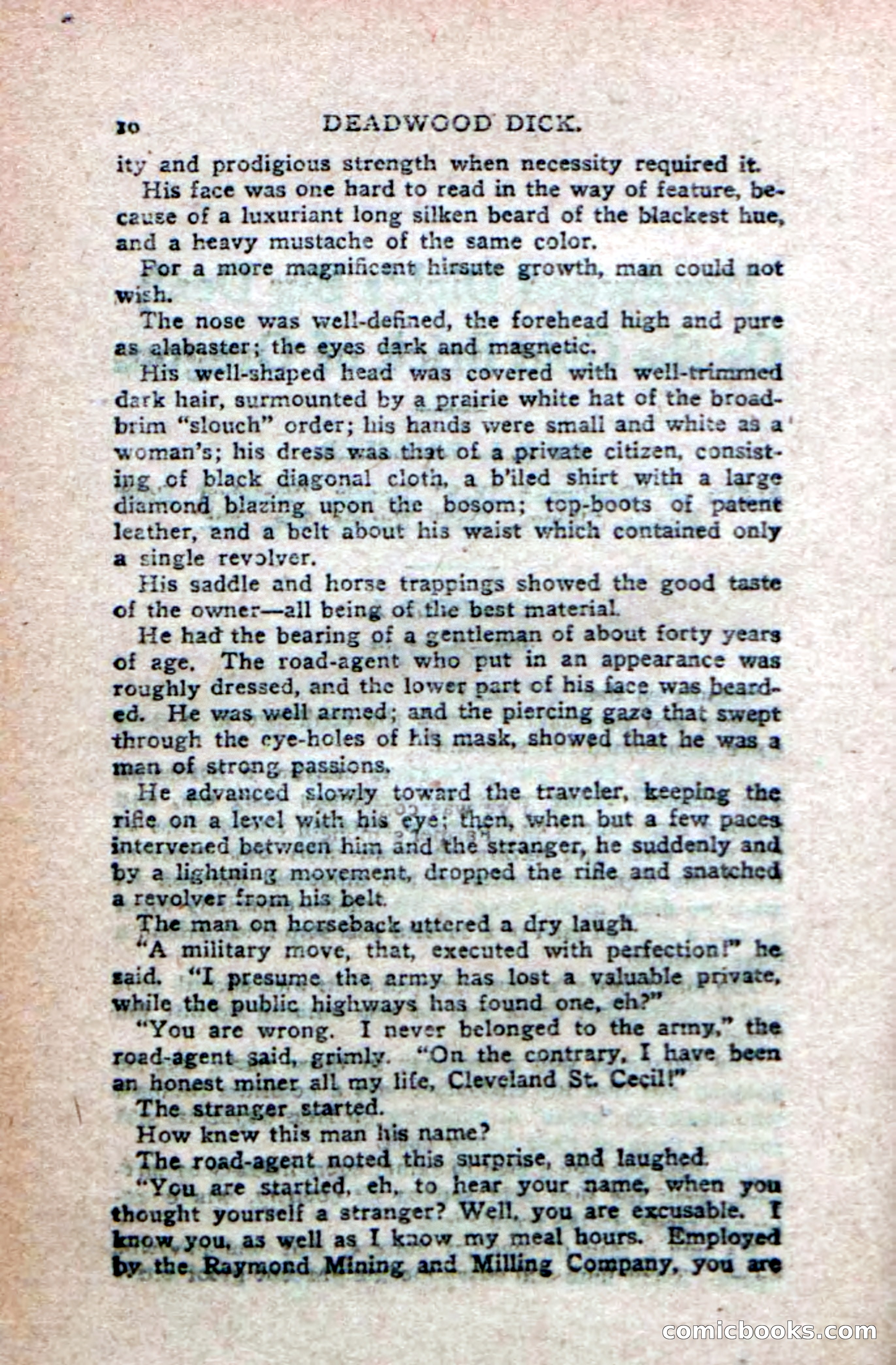 Deadwood Dick's Big Deal; or, The Gold Brick of Oregon — page 8 of 100