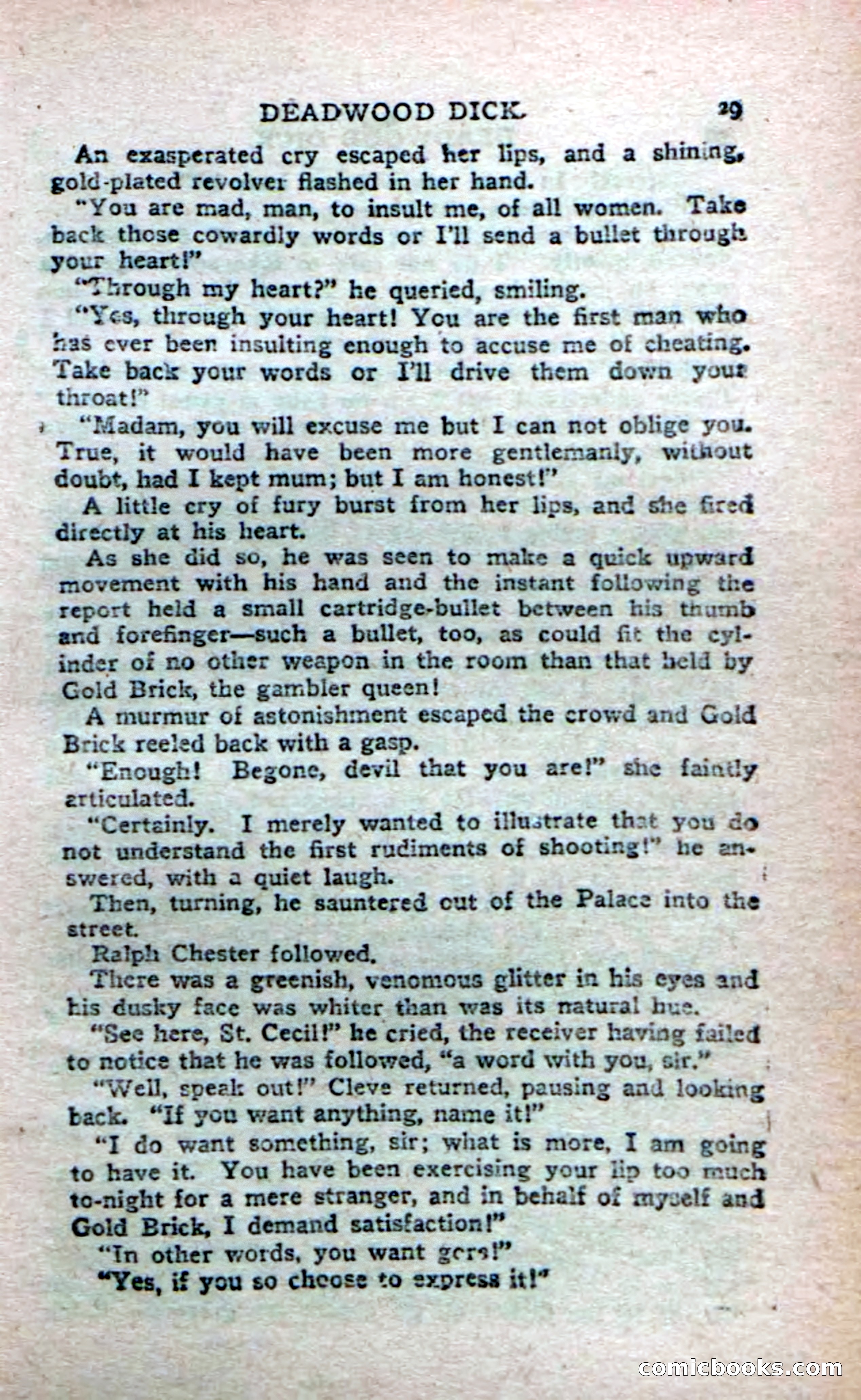 Deadwood Dick's Big Deal; or, The Gold Brick of Oregon — page 27 of 100