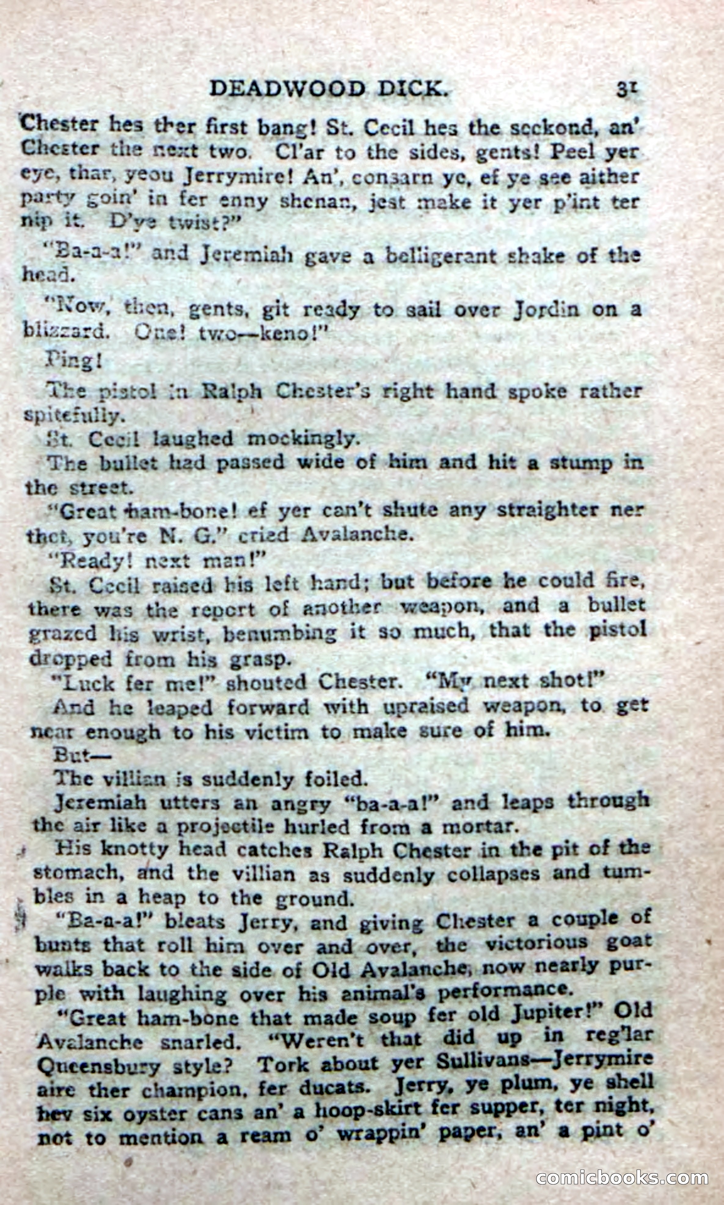 Deadwood Dick's Big Deal; or, The Gold Brick of Oregon — page 29 of 100