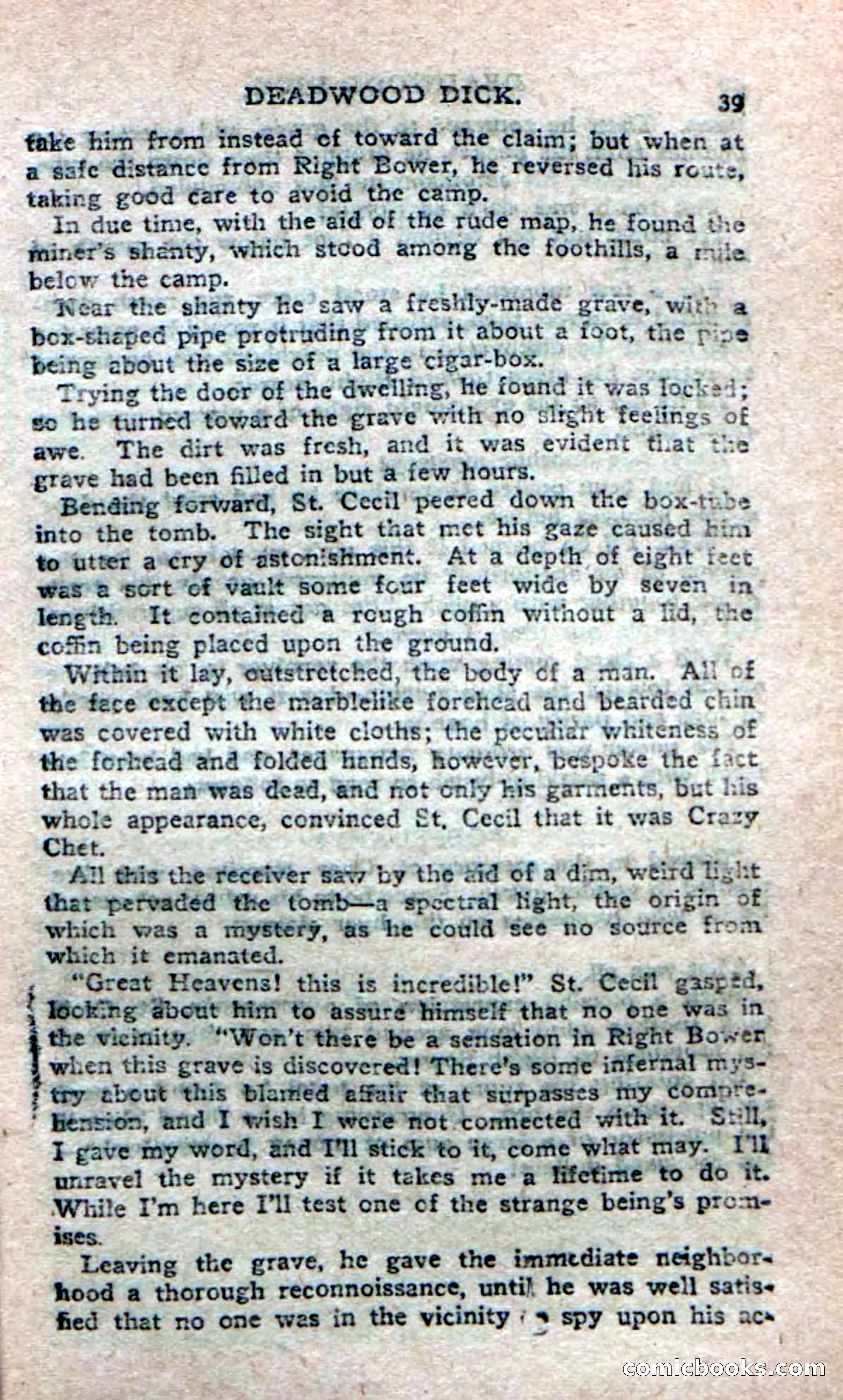 Deadwood Dick's Big Deal; or, The Gold Brick of Oregon — page 37 of 100