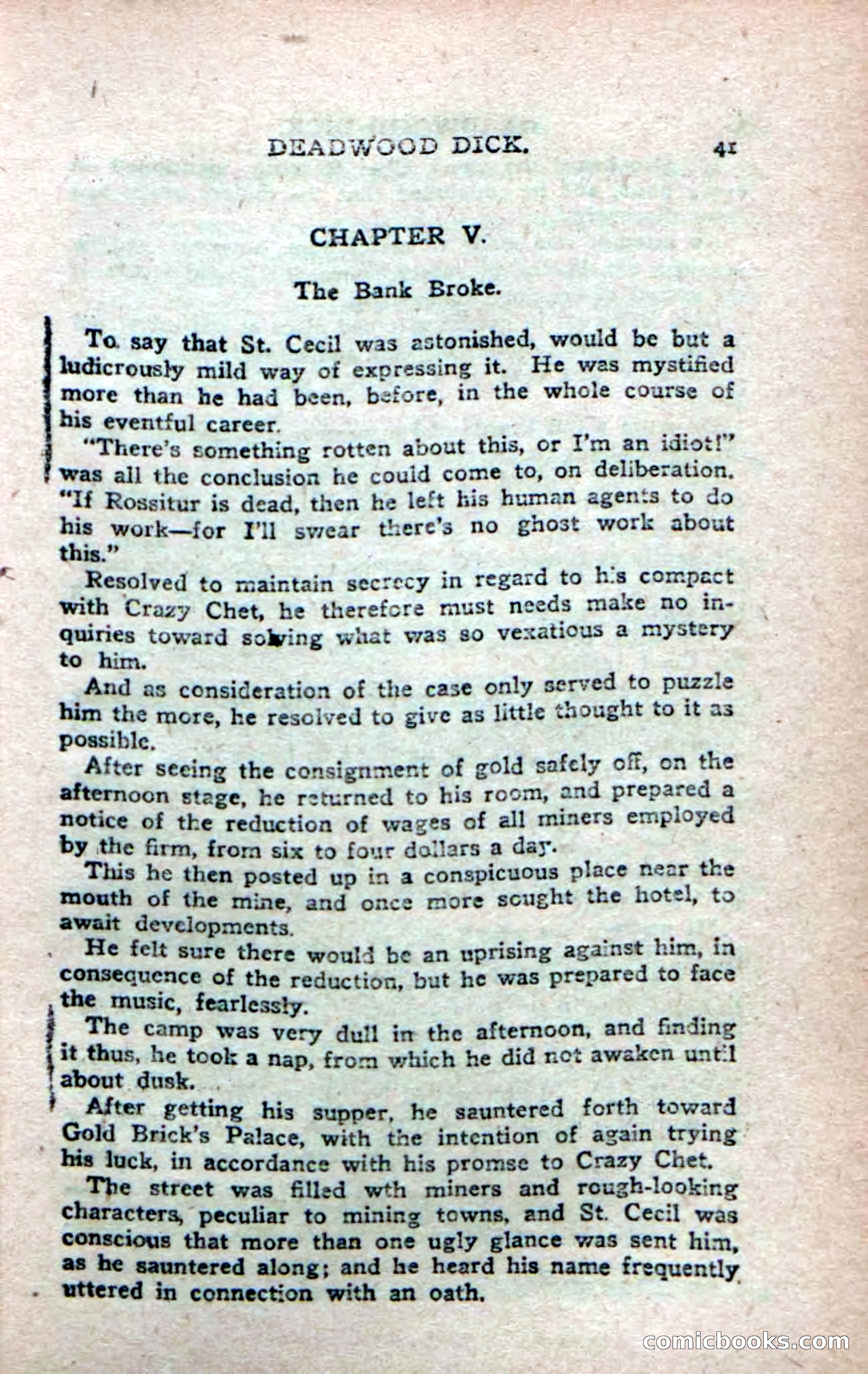 Deadwood Dick's Big Deal; or, The Gold Brick of Oregon — page 39 of 100