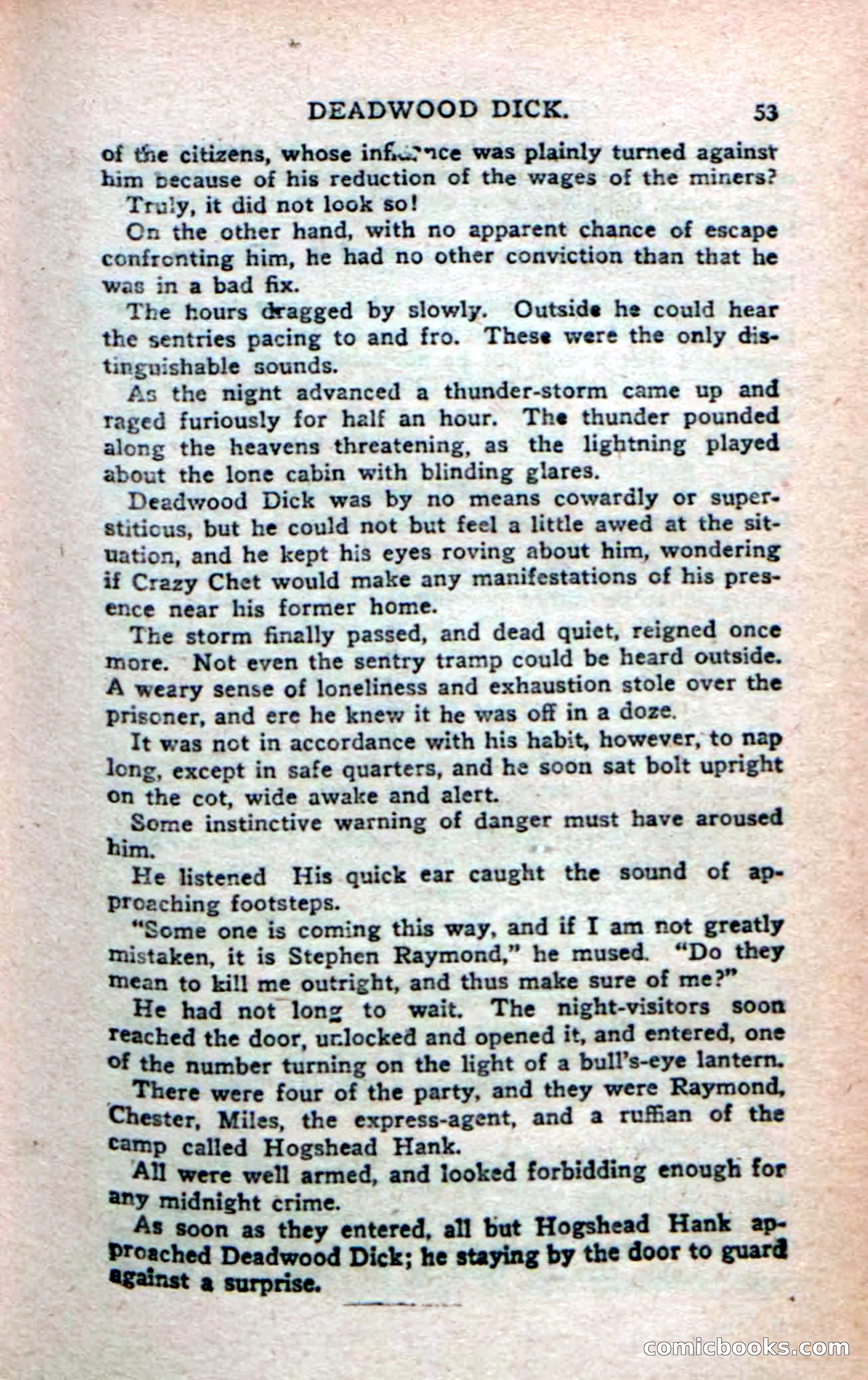 Deadwood Dick's Big Deal; or, The Gold Brick of Oregon — page 51 of 100