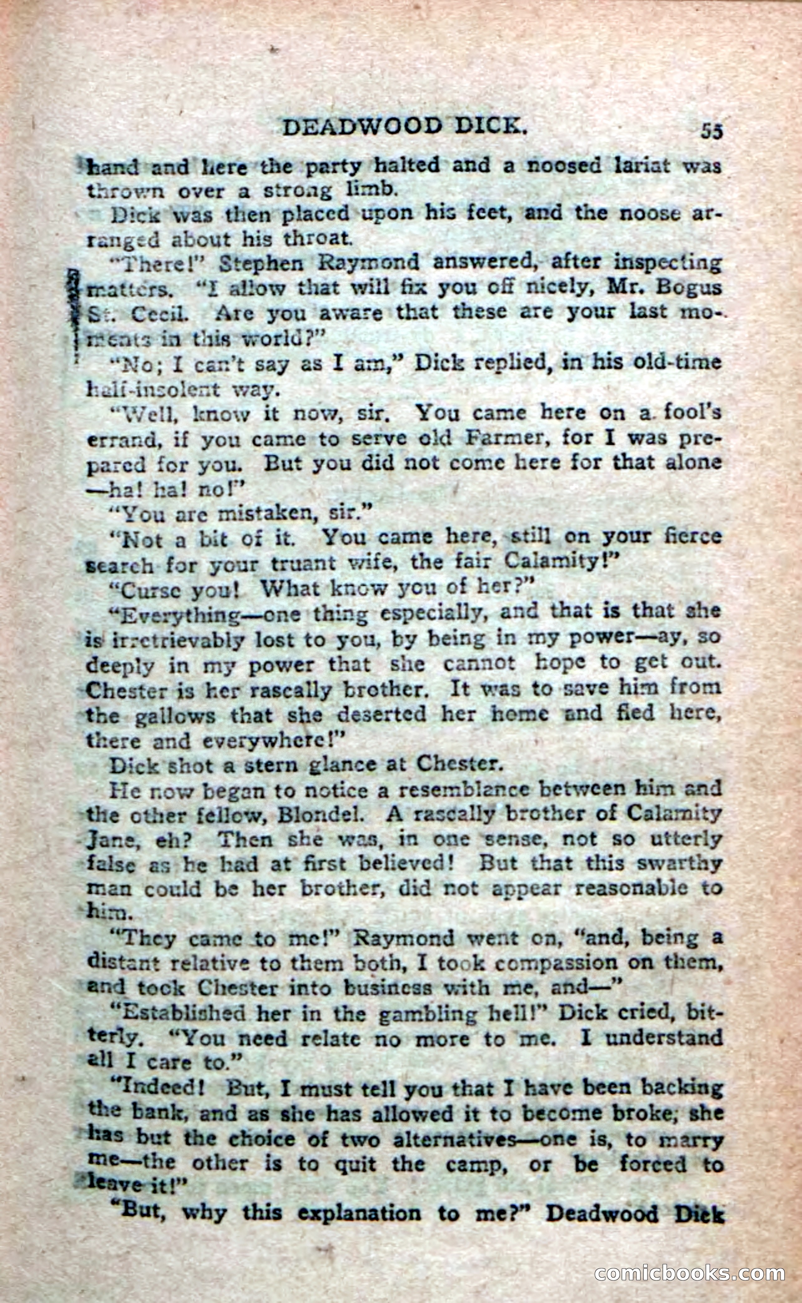 Deadwood Dick's Big Deal; or, The Gold Brick of Oregon — page 53 of 100