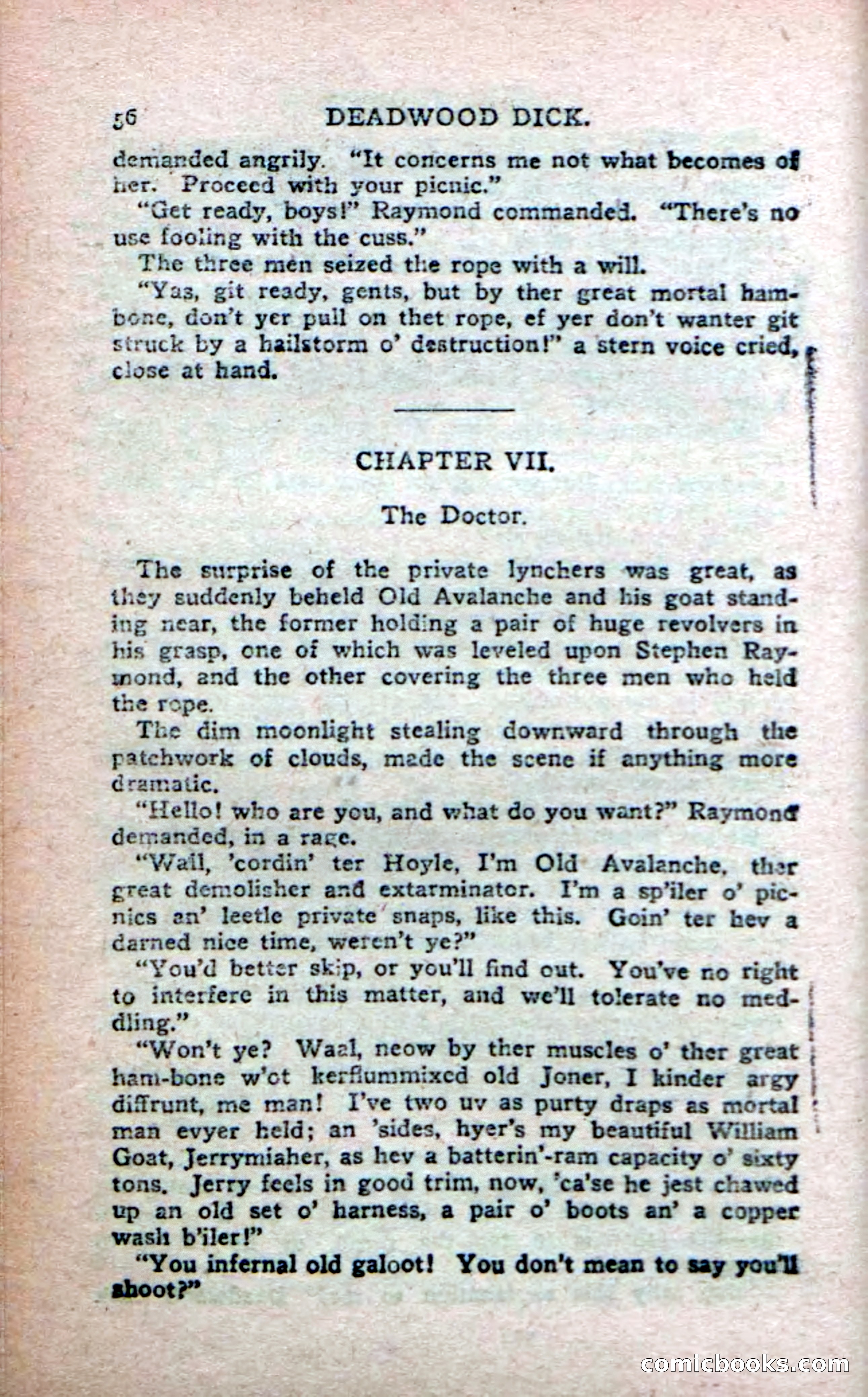 Deadwood Dick's Big Deal; or, The Gold Brick of Oregon — page 54 of 100