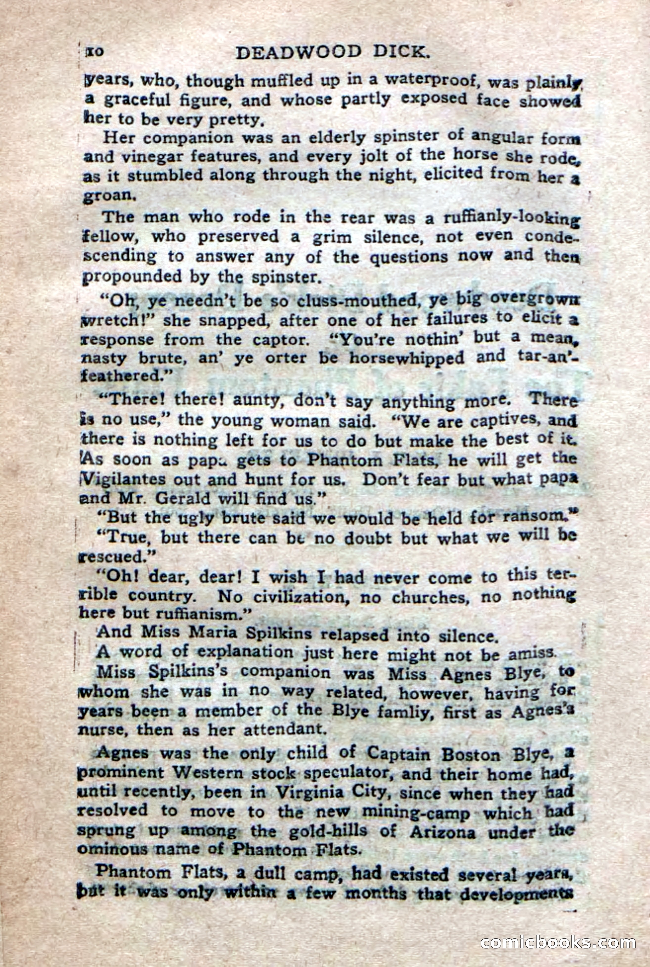 Deadwood Dick's Dozen; or The Fakir of Phantom Flats — page 8 of 100