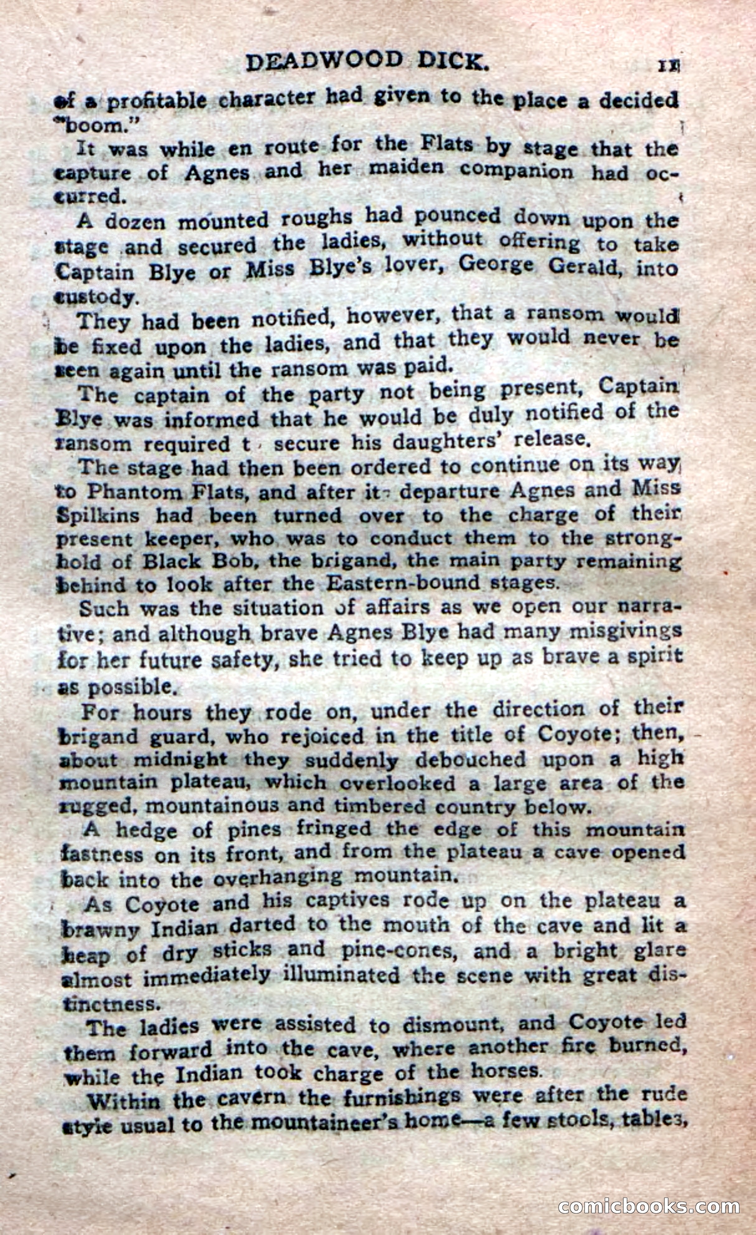 Deadwood Dick's Dozen; or The Fakir of Phantom Flats — page 9 of 100