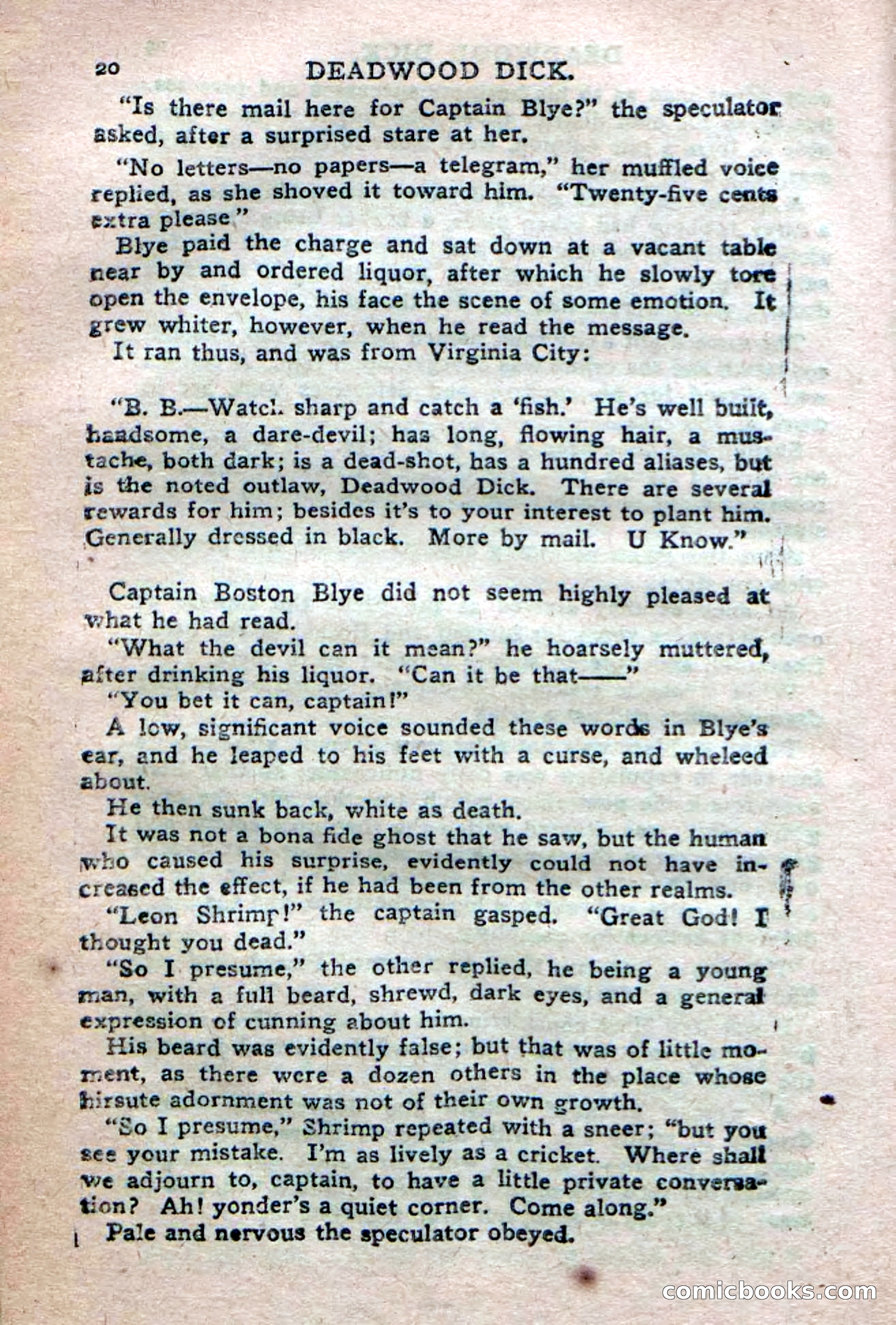 Deadwood Dick's Dozen; or The Fakir of Phantom Flats — page 18 of 100