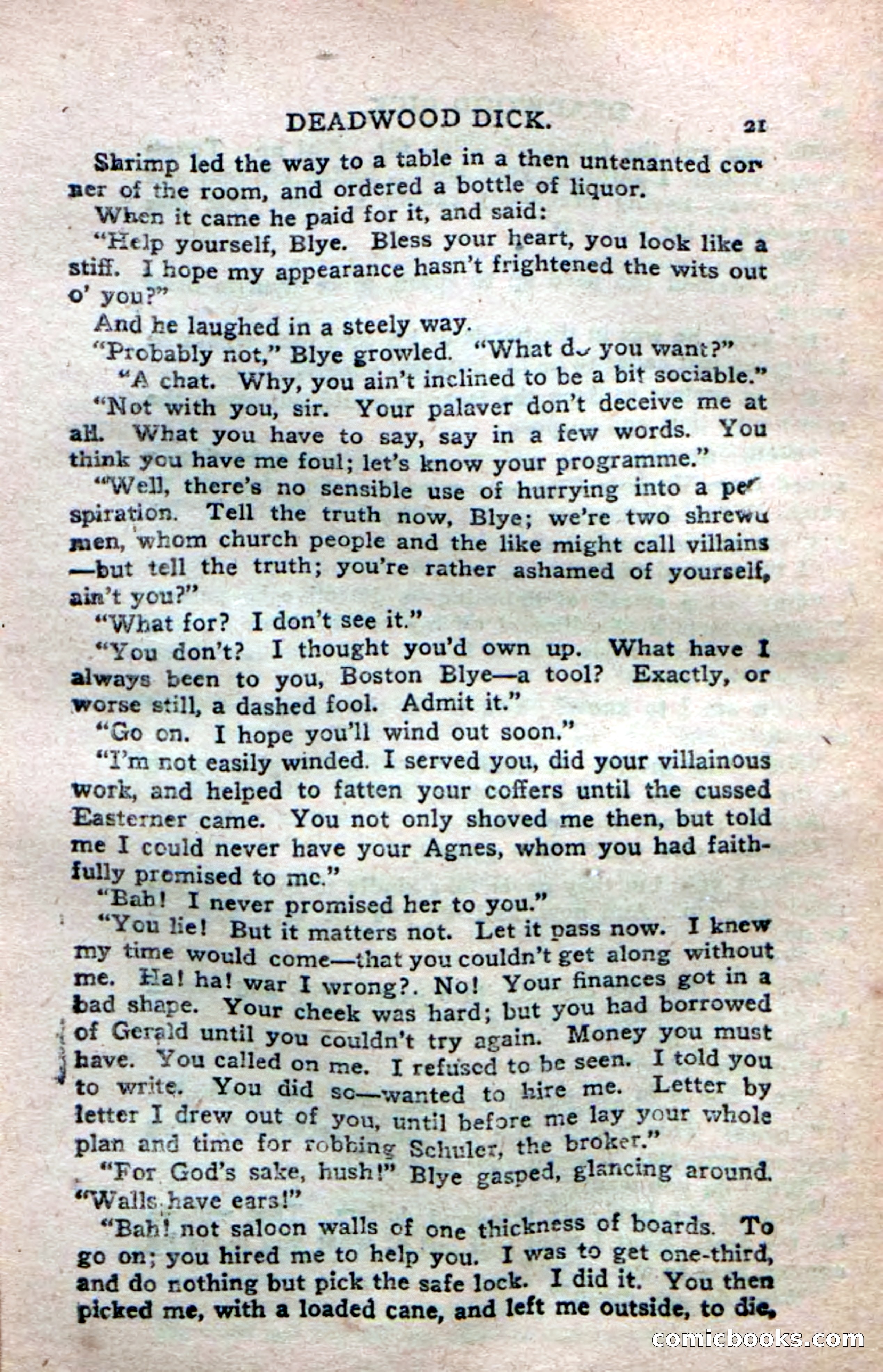 Deadwood Dick's Dozen; or The Fakir of Phantom Flats — page 19 of 100