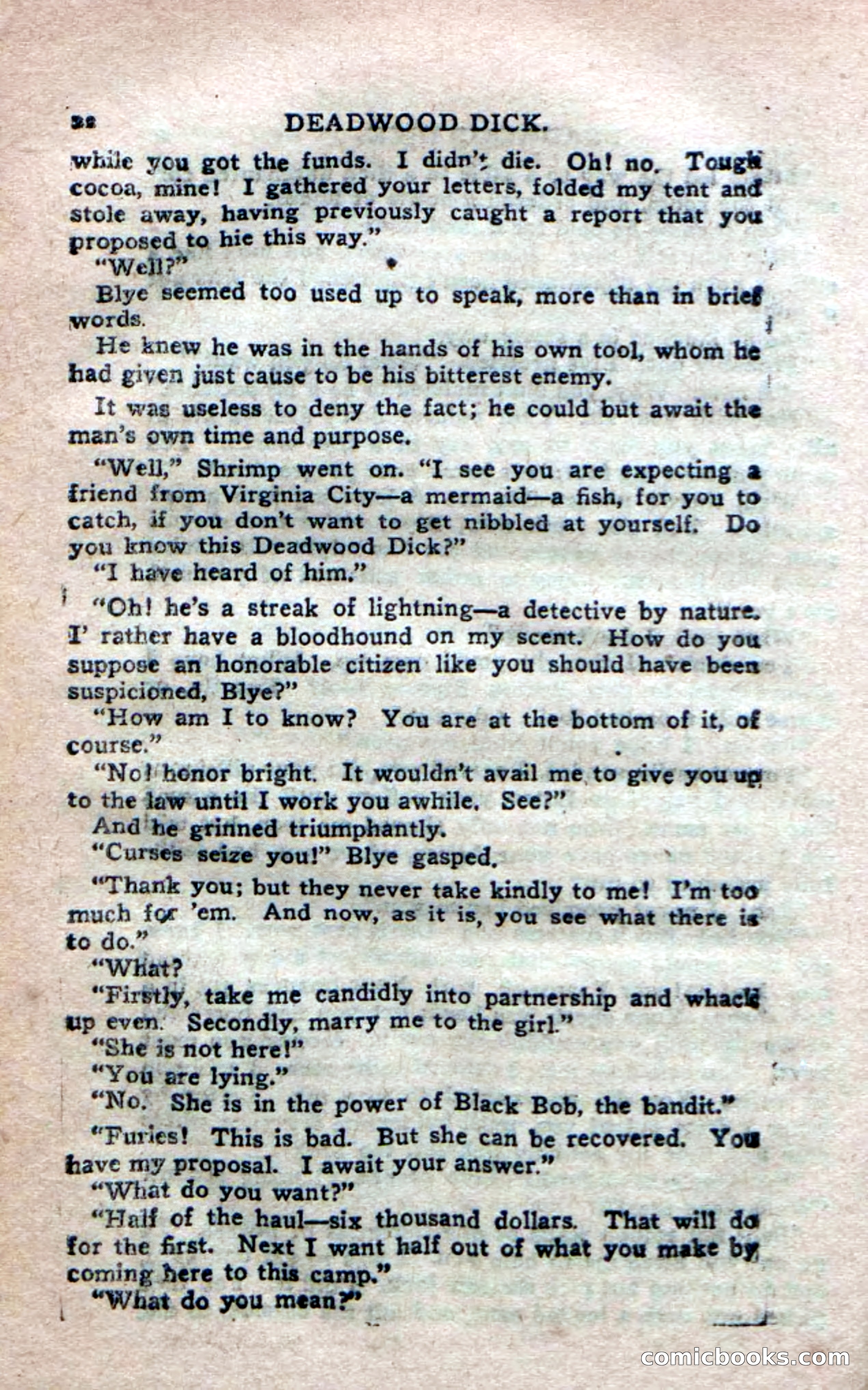 Deadwood Dick's Dozen; or The Fakir of Phantom Flats — page 20 of 100