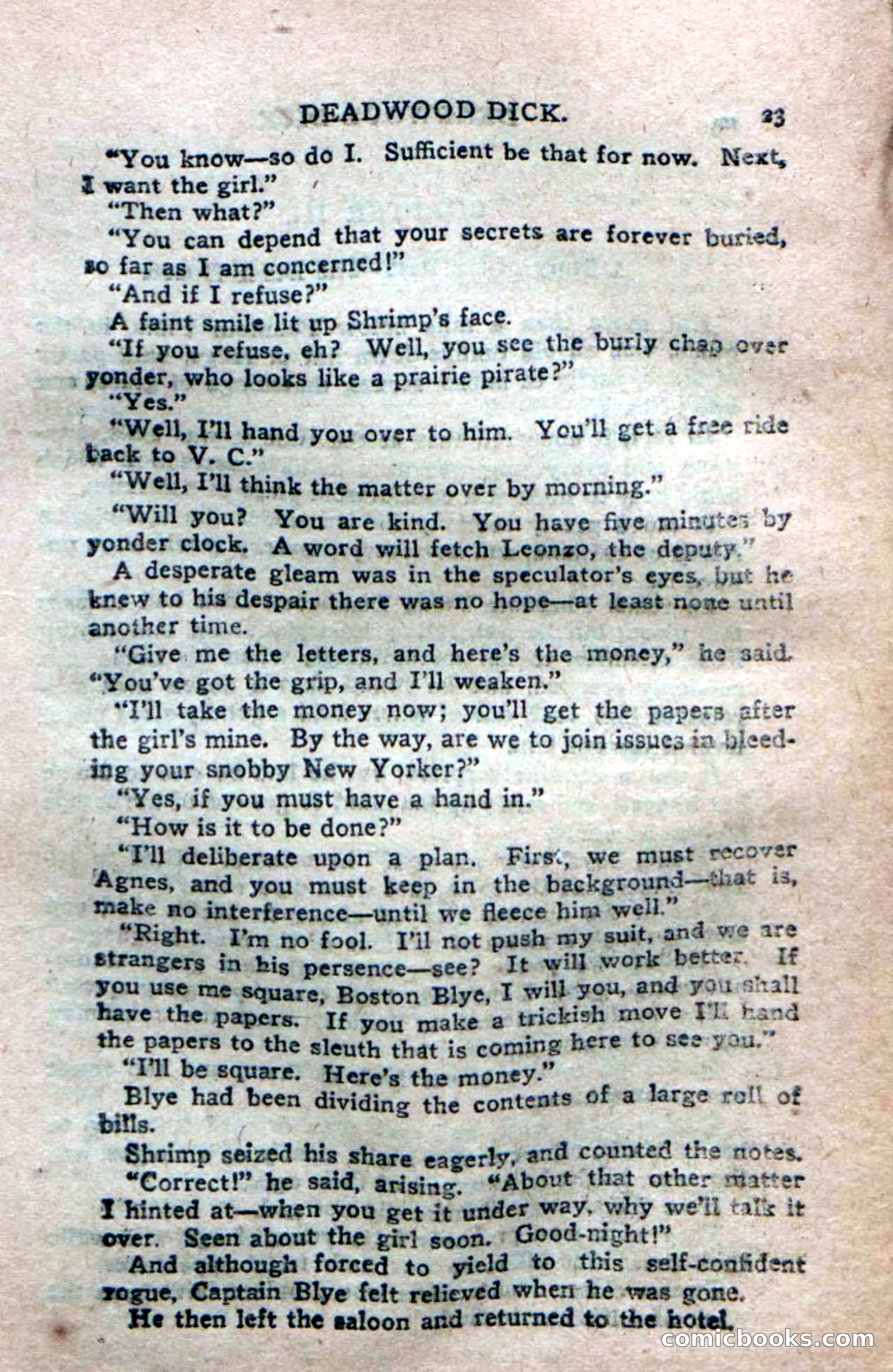 Deadwood Dick's Dozen; or The Fakir of Phantom Flats — page 21 of 100