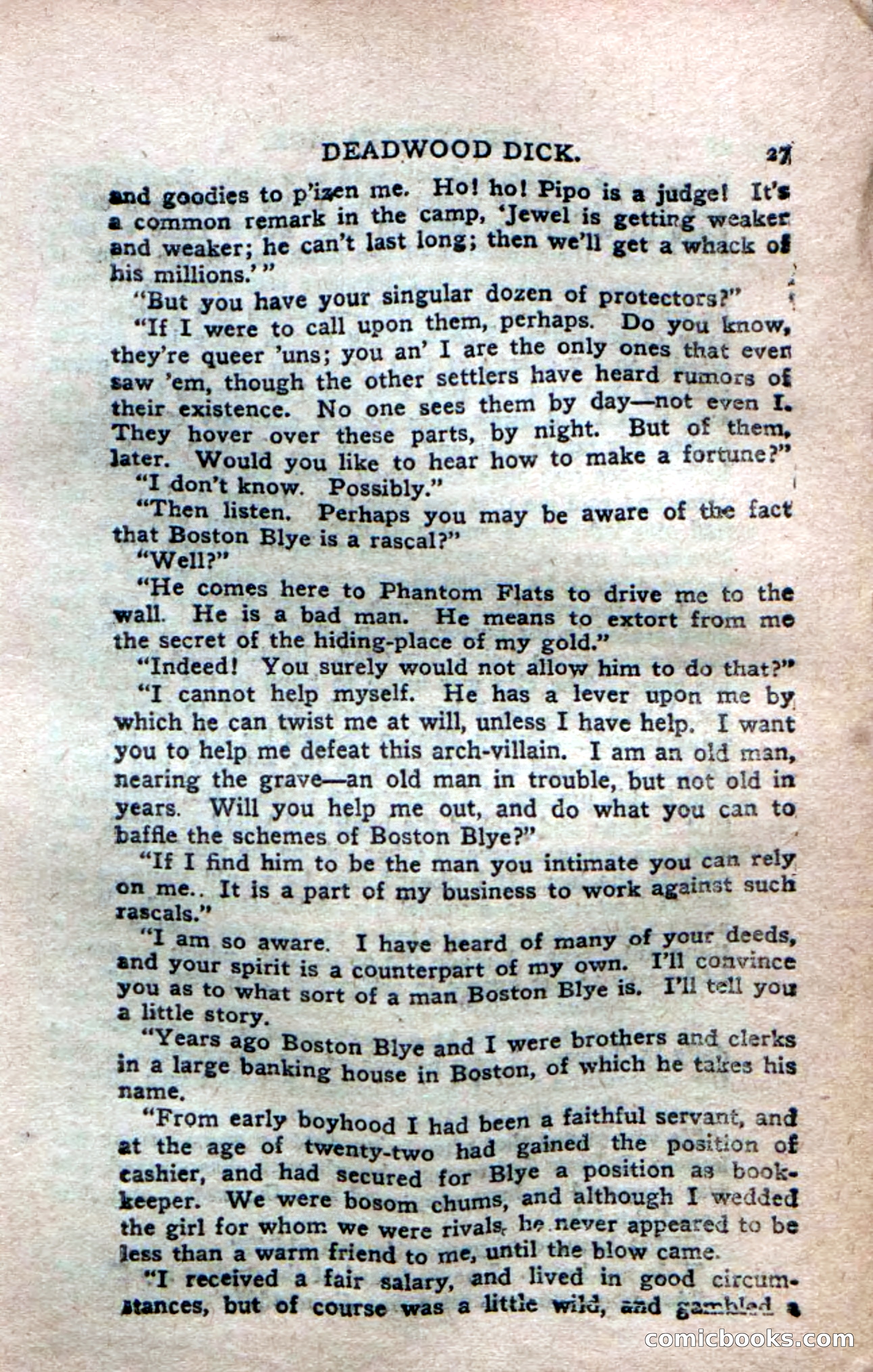 Deadwood Dick's Dozen; or The Fakir of Phantom Flats — page 25 of 100