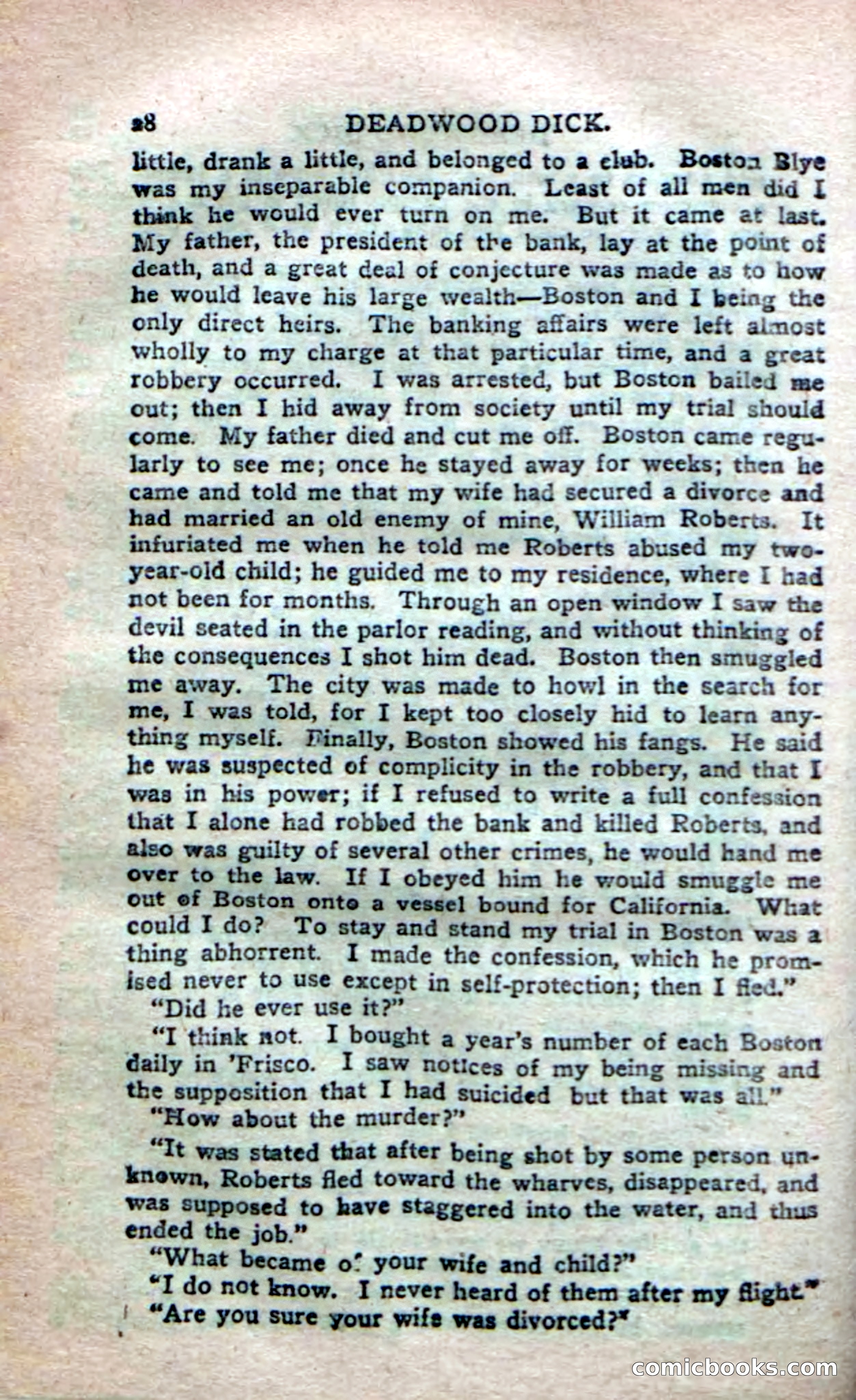 Deadwood Dick's Dozen; or The Fakir of Phantom Flats — page 26 of 100