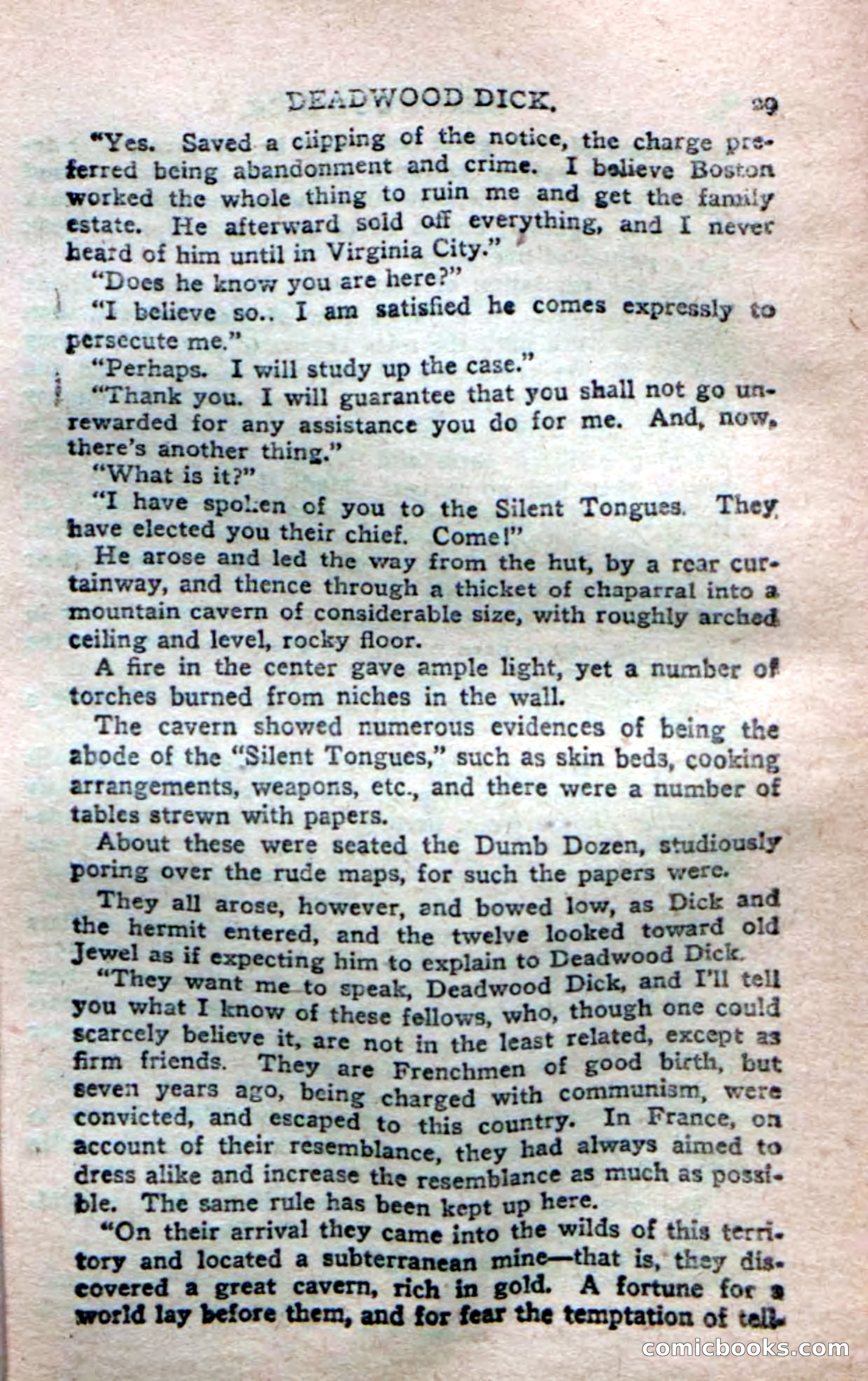 Deadwood Dick's Dozen; or The Fakir of Phantom Flats — page 27 of 100