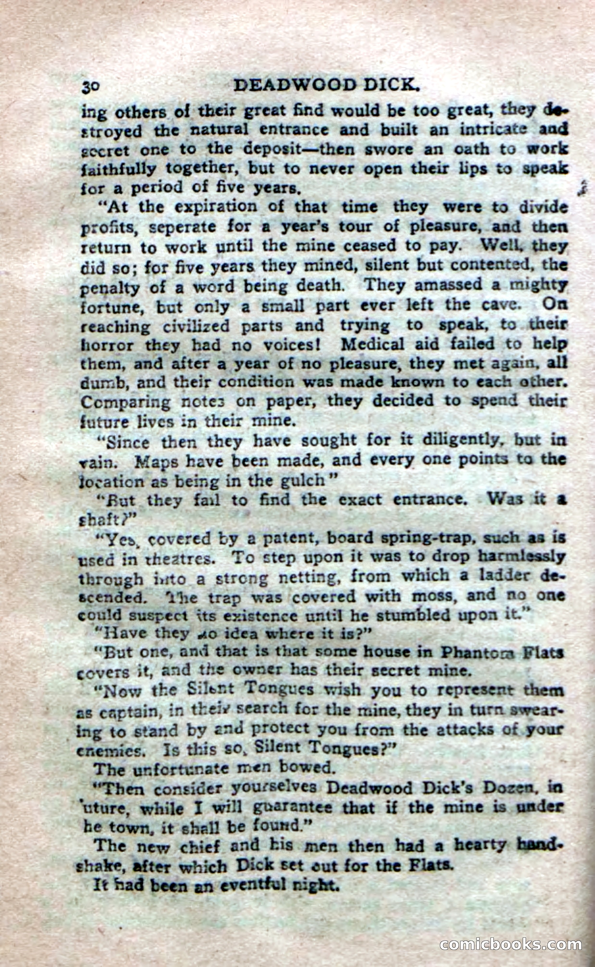 Deadwood Dick's Dozen; or The Fakir of Phantom Flats — page 28 of 100