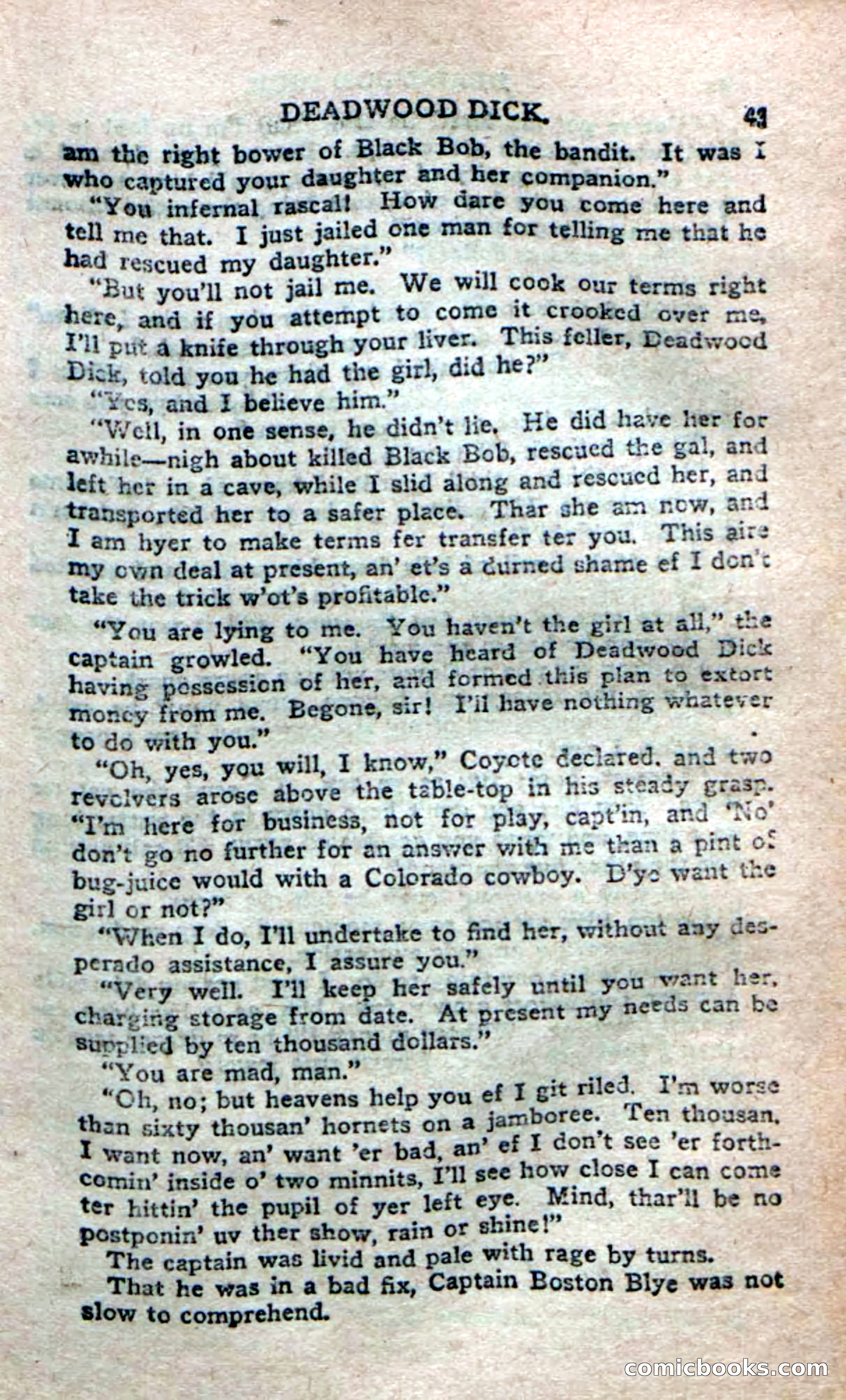 Deadwood Dick's Dozen; or The Fakir of Phantom Flats — page 41 of 100