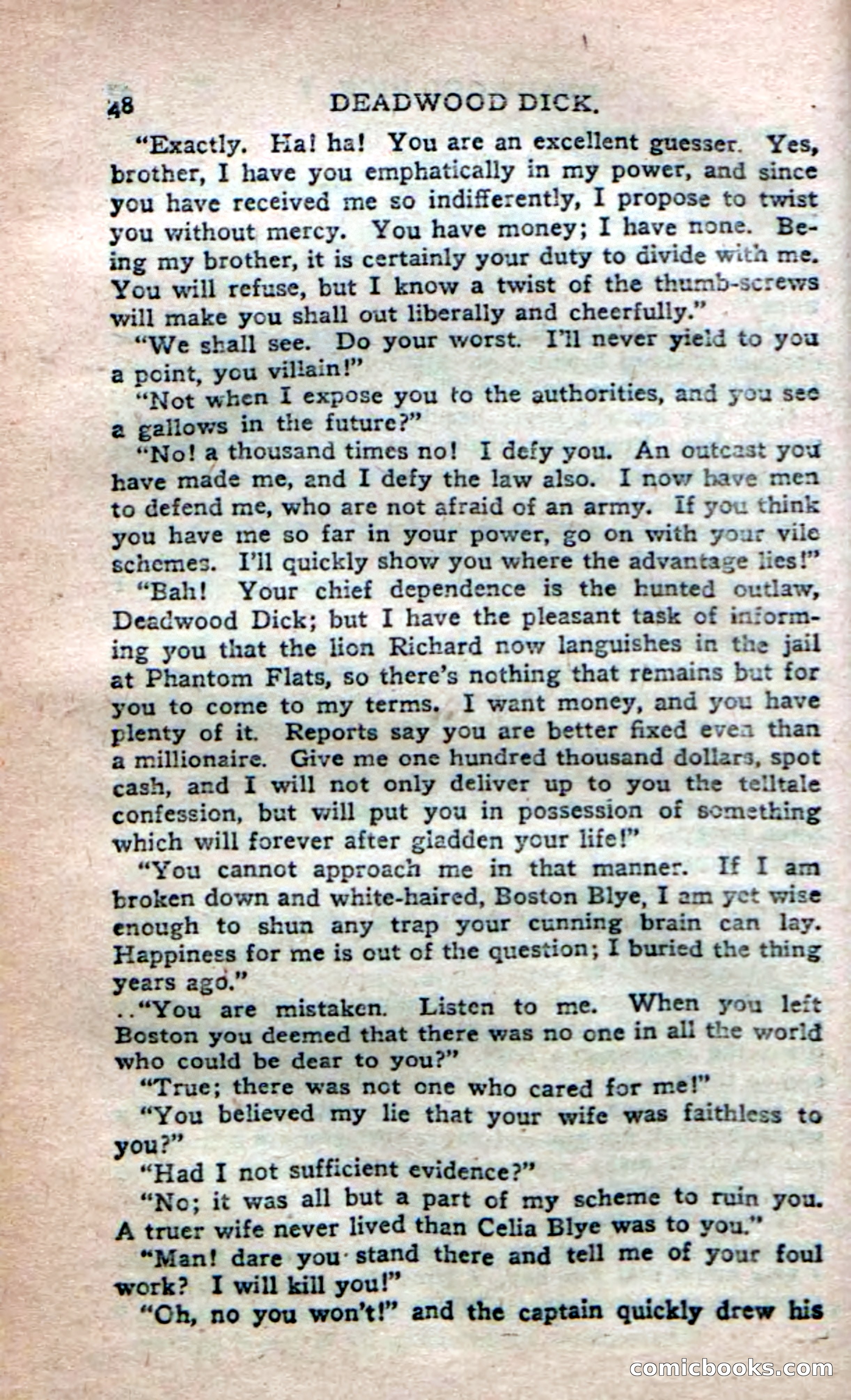 Deadwood Dick's Dozen; or The Fakir of Phantom Flats — page 46 of 100