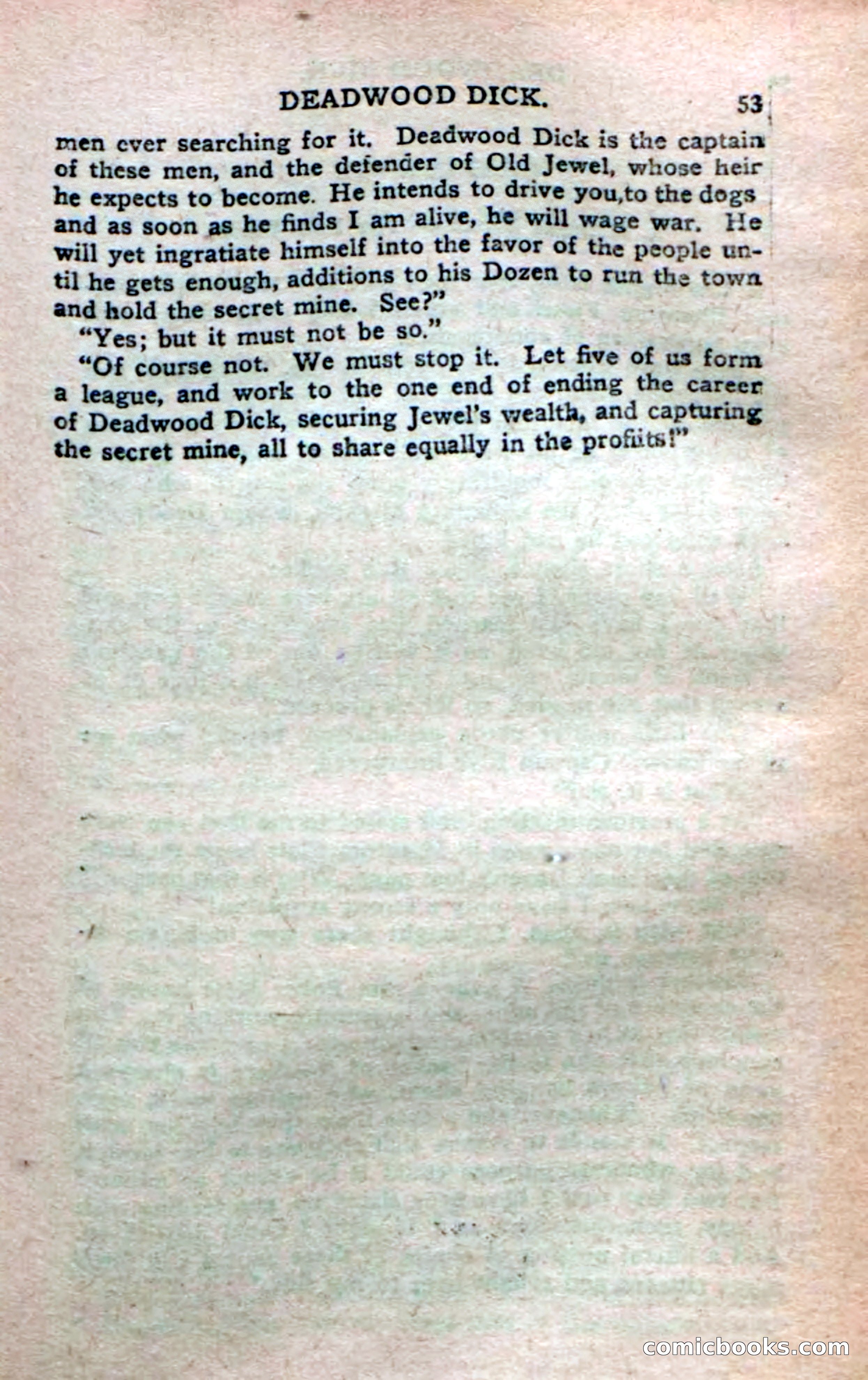 Deadwood Dick's Dozen; or The Fakir of Phantom Flats — page 51 of 100
