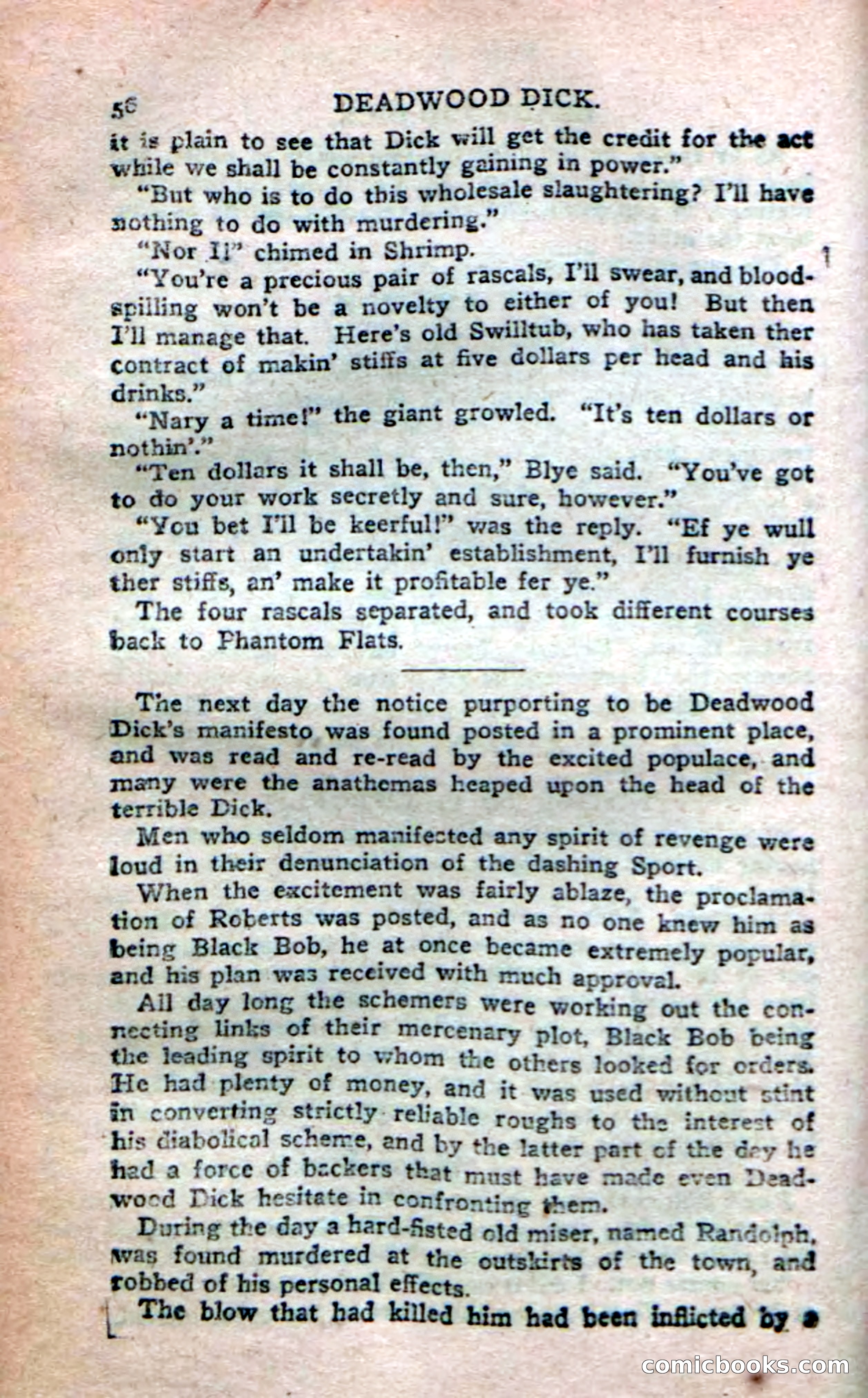 Deadwood Dick's Dozen; or The Fakir of Phantom Flats — page 54 of 100