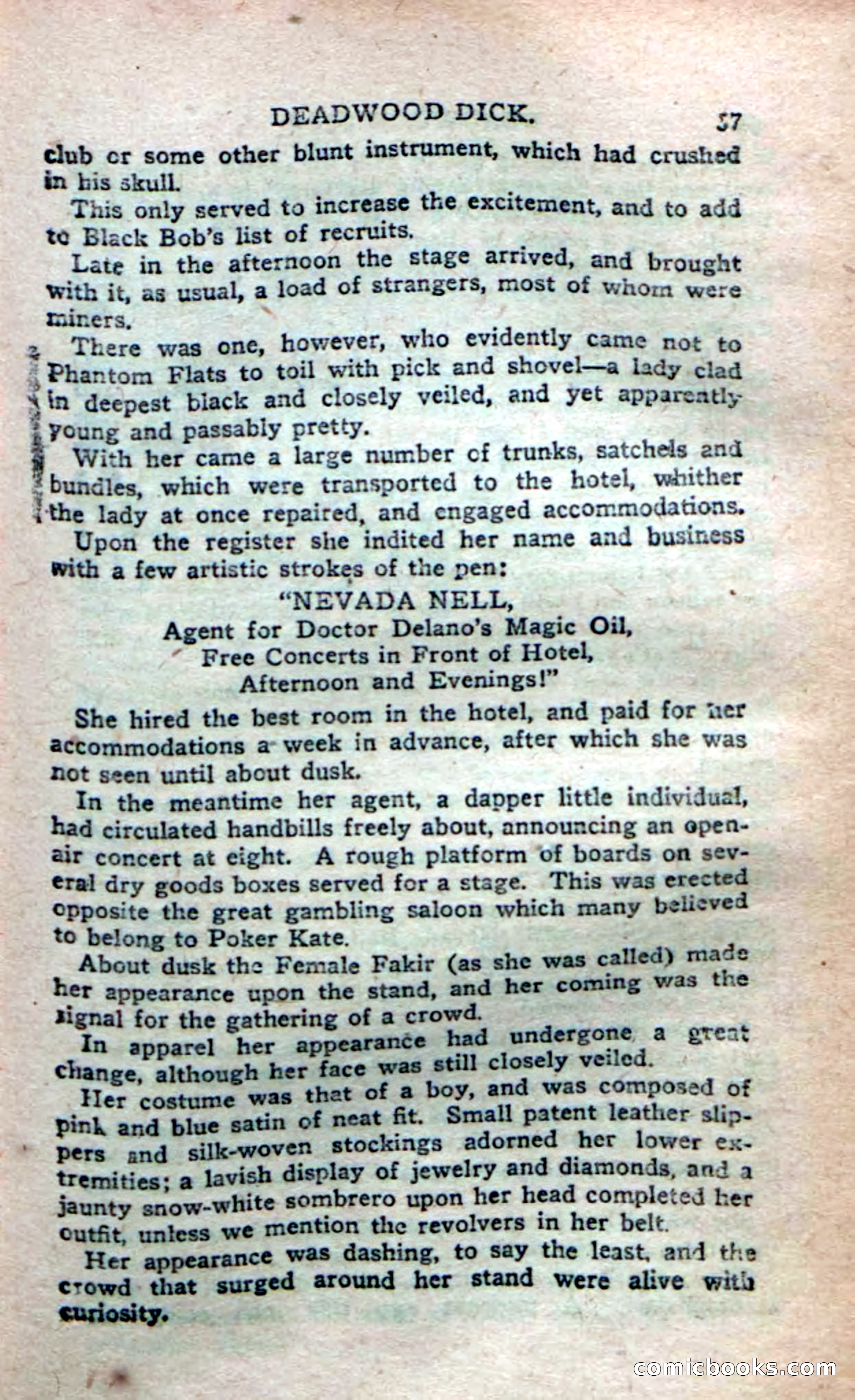 Deadwood Dick's Dozen; or The Fakir of Phantom Flats — page 55 of 100