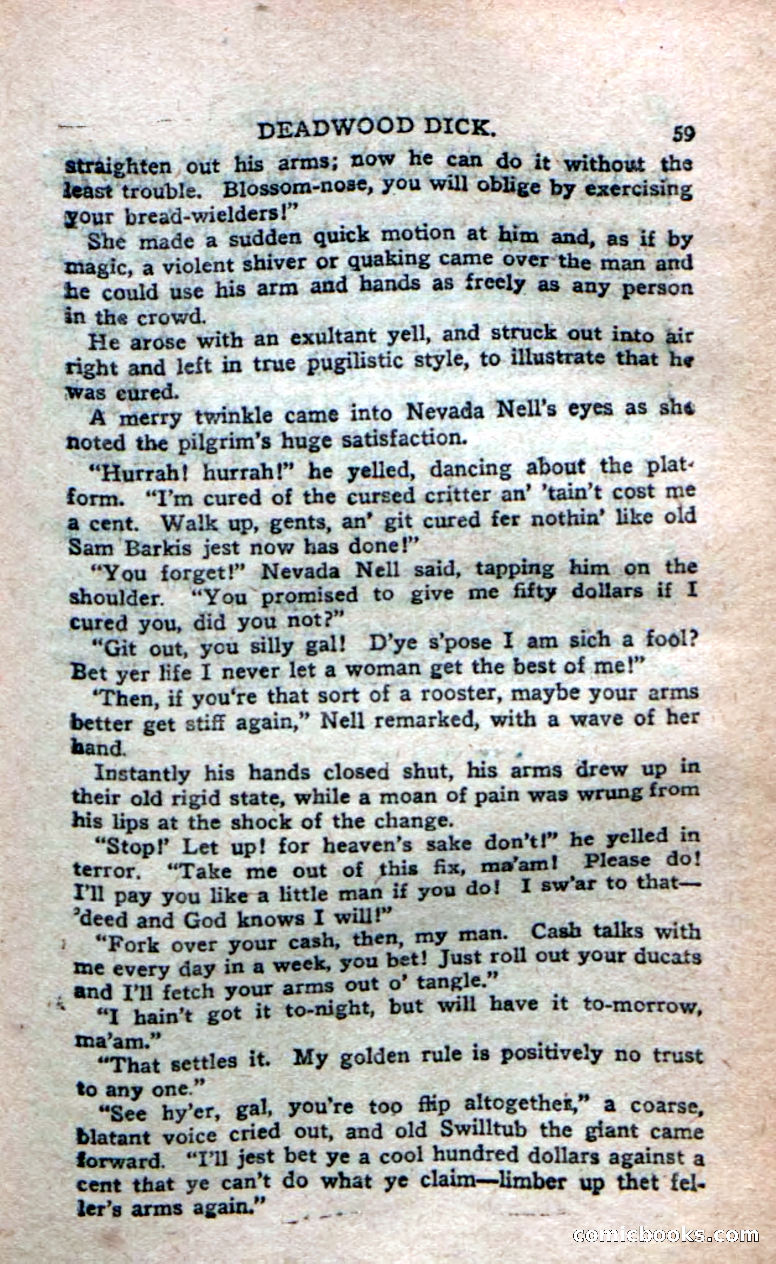 Deadwood Dick's Dozen; or The Fakir of Phantom Flats — page 57 of 100