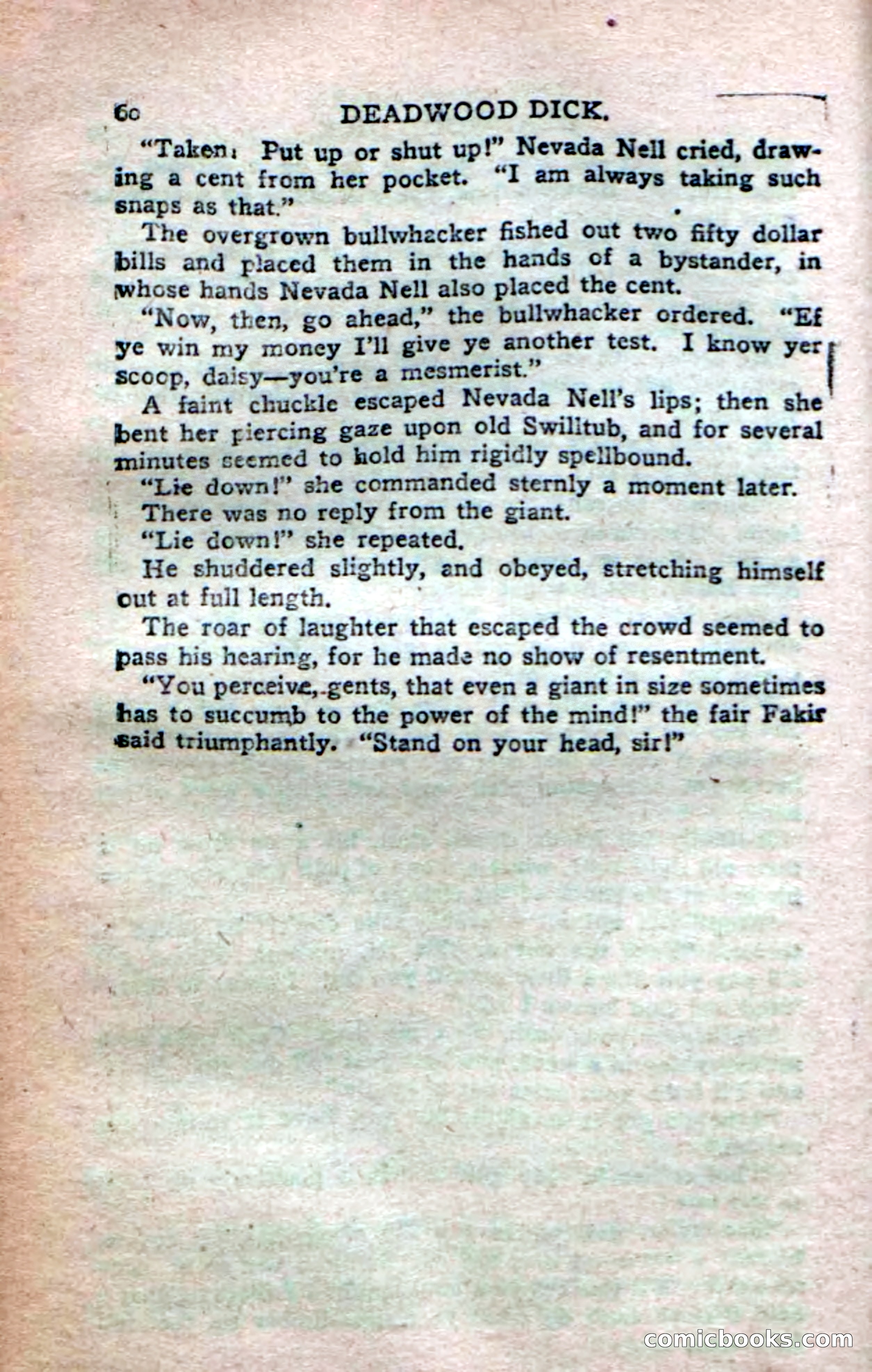 Deadwood Dick's Dozen; or The Fakir of Phantom Flats — page 58 of 100