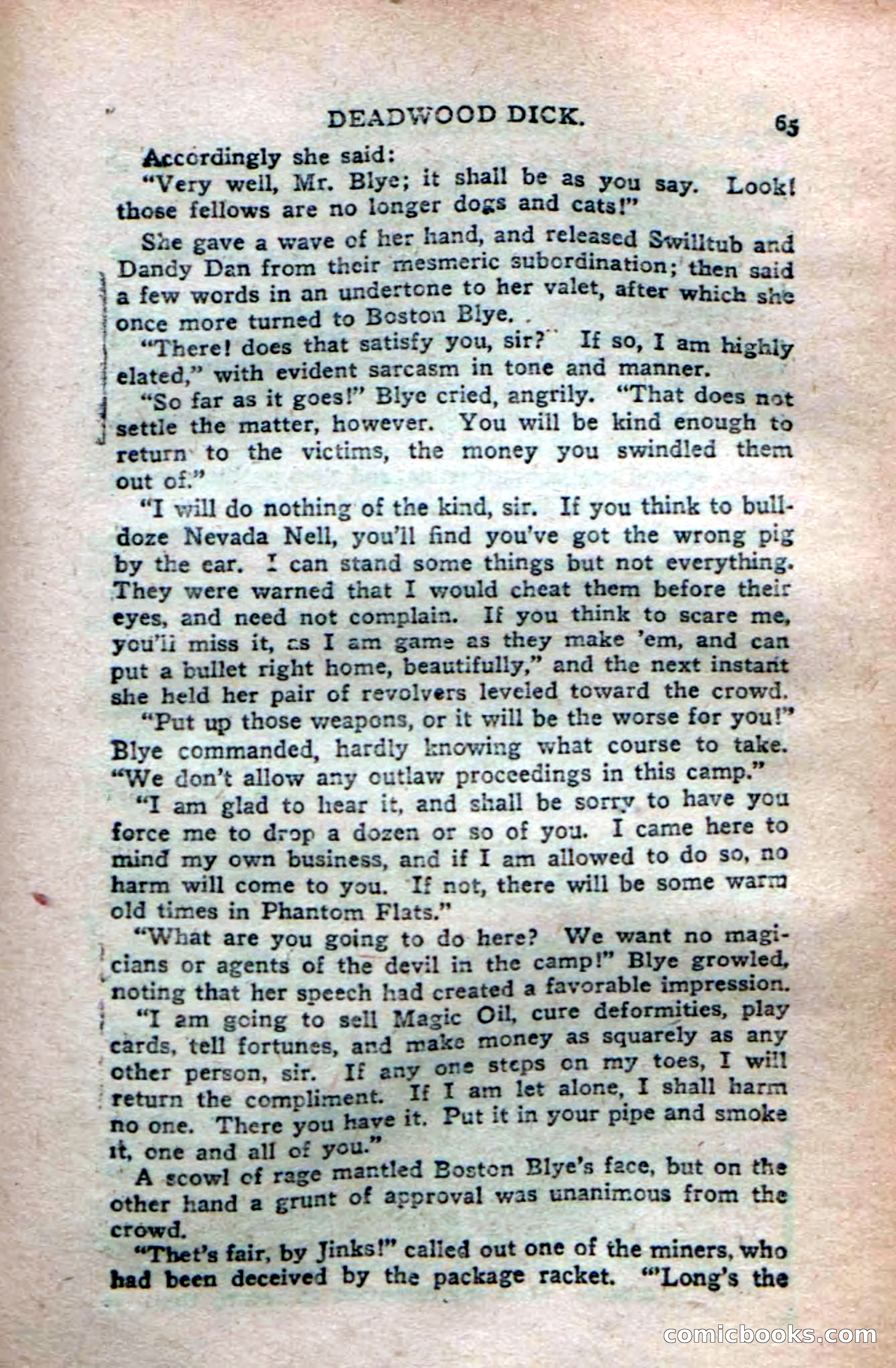 Deadwood Dick's Dozen; or The Fakir of Phantom Flats — page 63 of 100