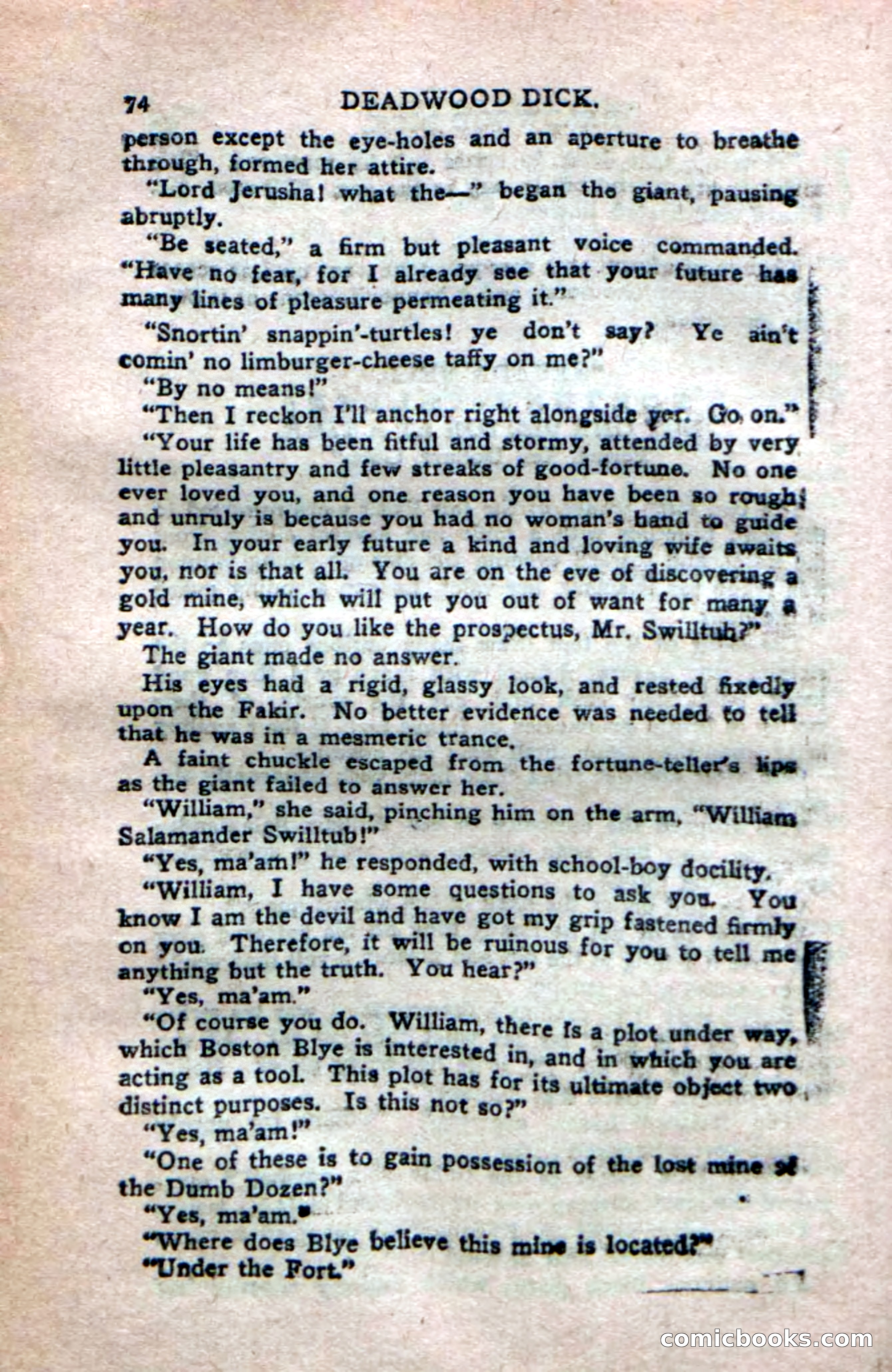 Deadwood Dick's Dozen; or The Fakir of Phantom Flats — page 72 of 100