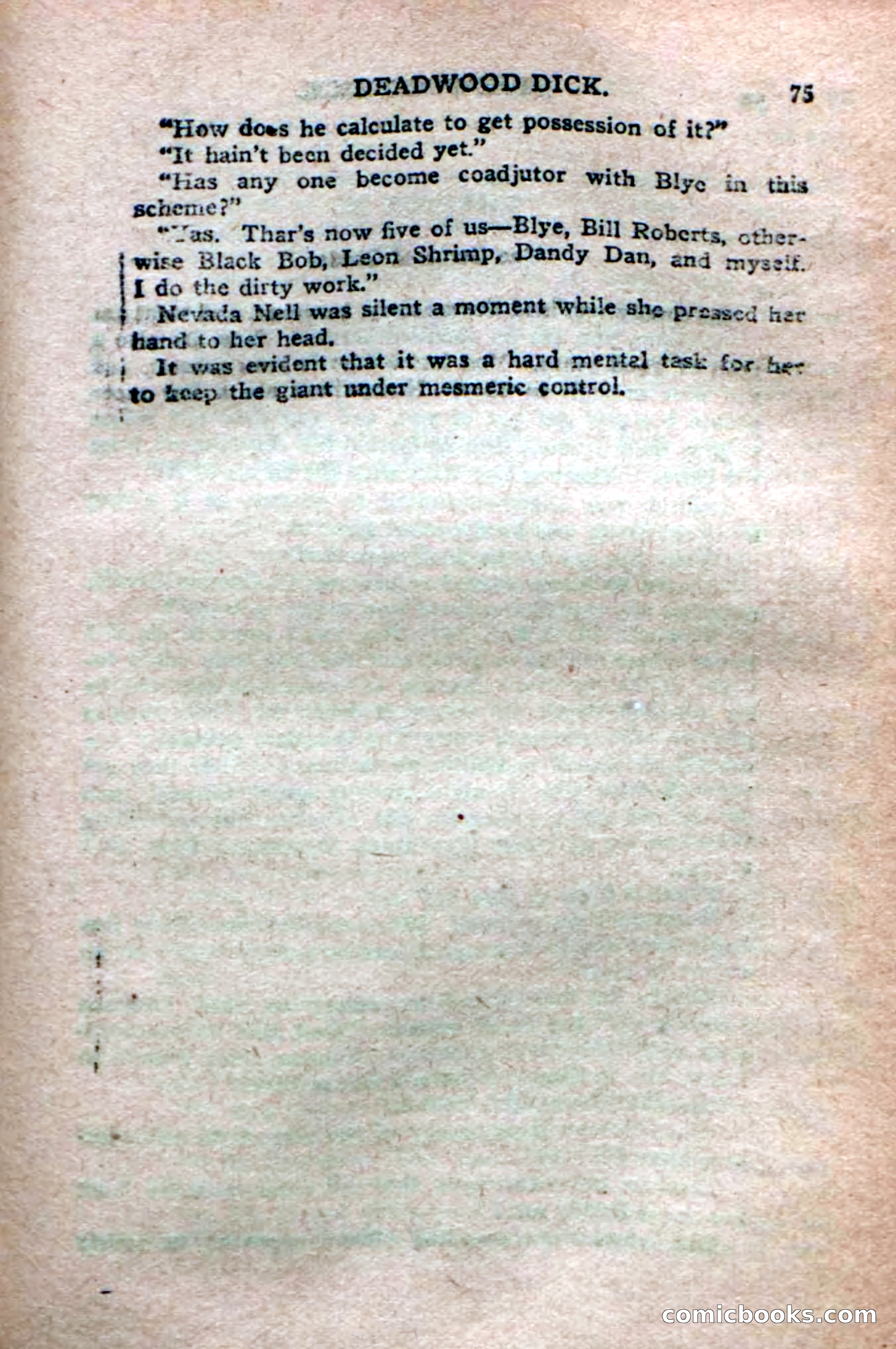 Deadwood Dick's Dozen; or The Fakir of Phantom Flats — page 73 of 100