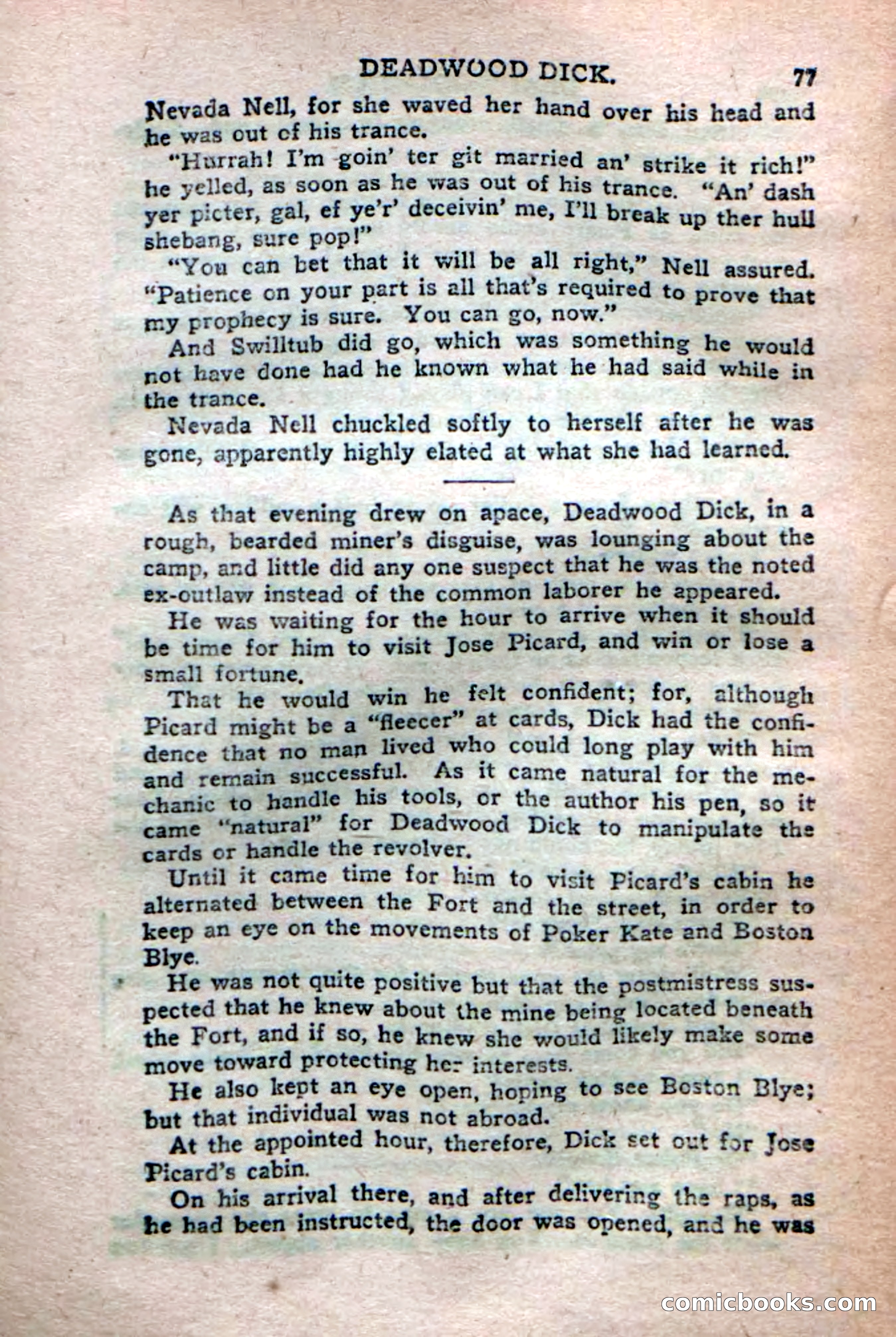 Deadwood Dick's Dozen; or The Fakir of Phantom Flats — page 75 of 100