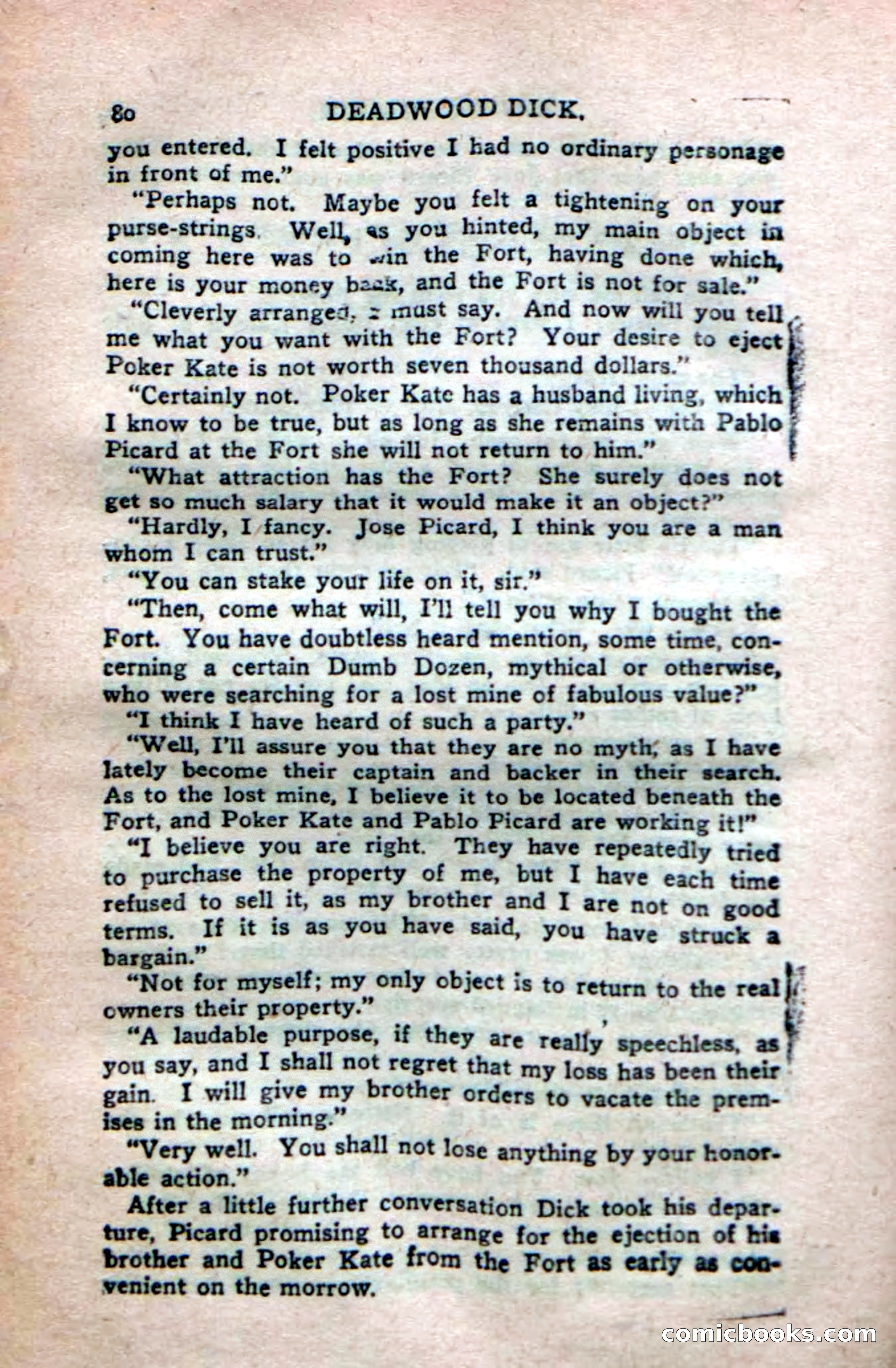 Deadwood Dick's Dozen; or The Fakir of Phantom Flats — page 78 of 100