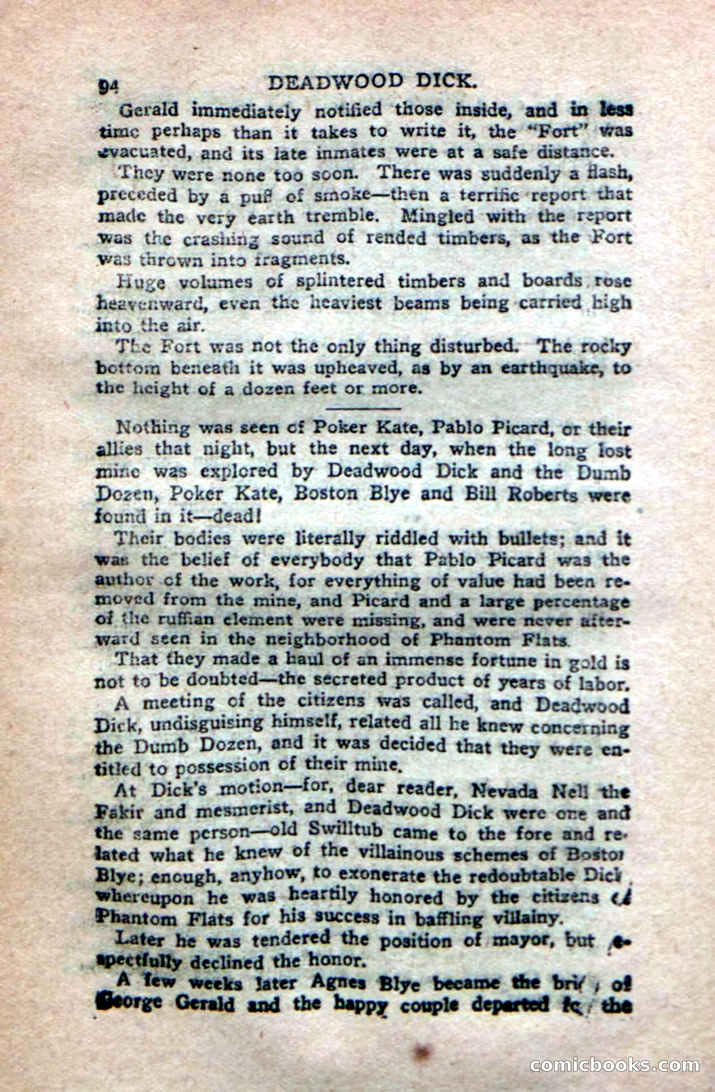 Deadwood Dick's Dozen; or The Fakir of Phantom Flats — page 92 of 100