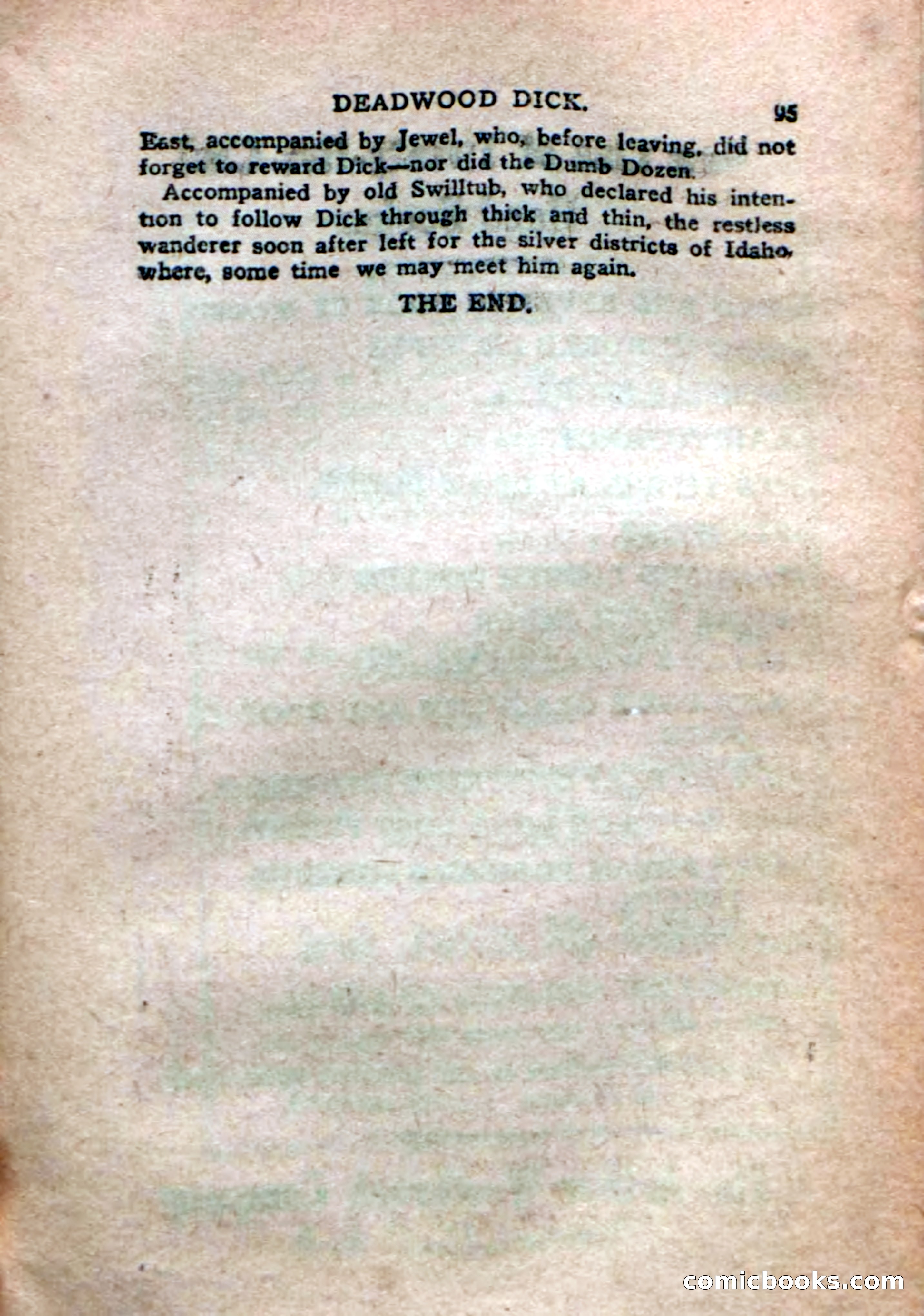 Deadwood Dick's Dozen; or The Fakir of Phantom Flats — page 93 of 100