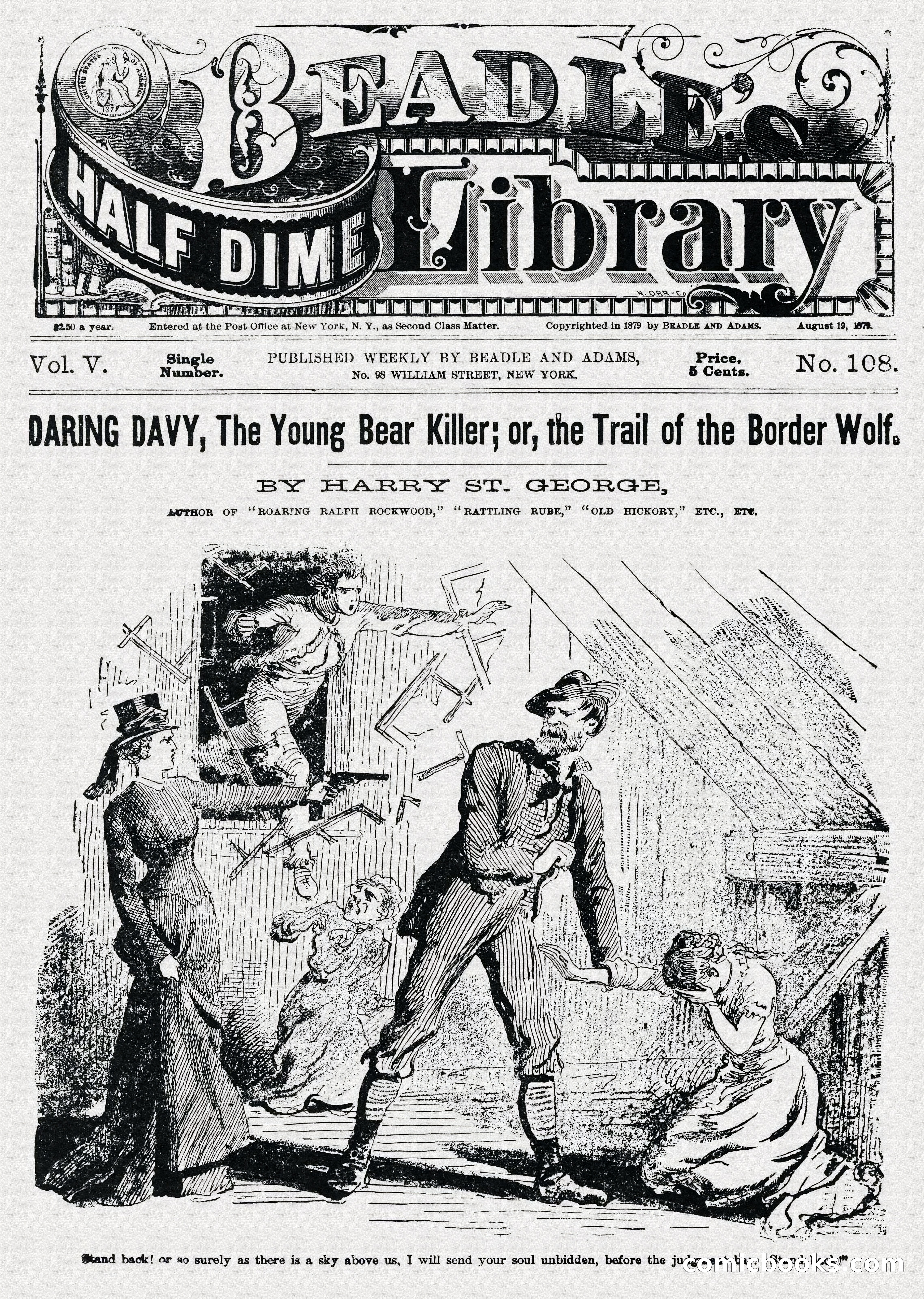 Beadle's Half Dime Library, Vol. 1, No. 8 — page 2 of 10