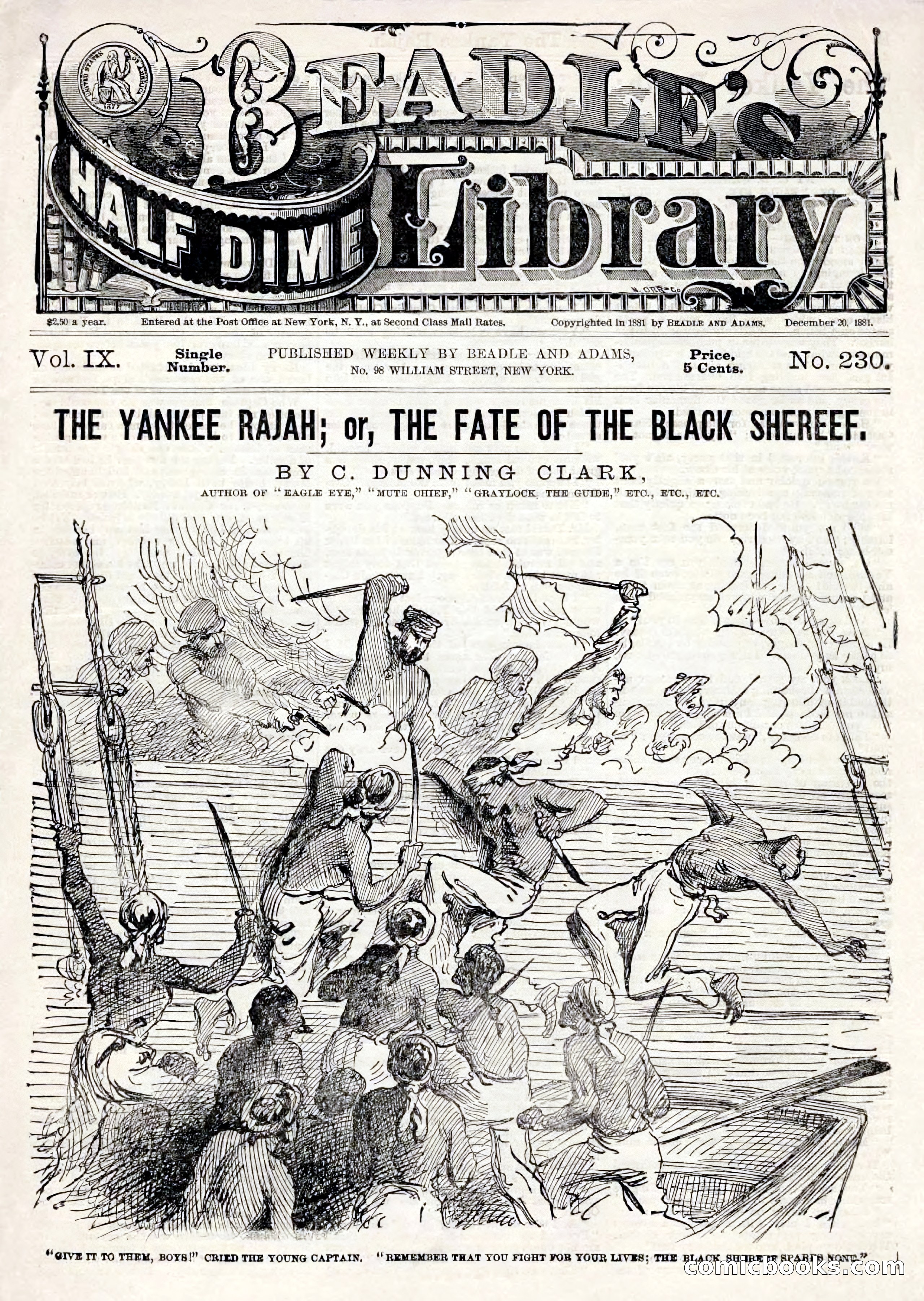Beadle's Half Dime Library, Vol. 1, No. 8 — page 5 of 10
