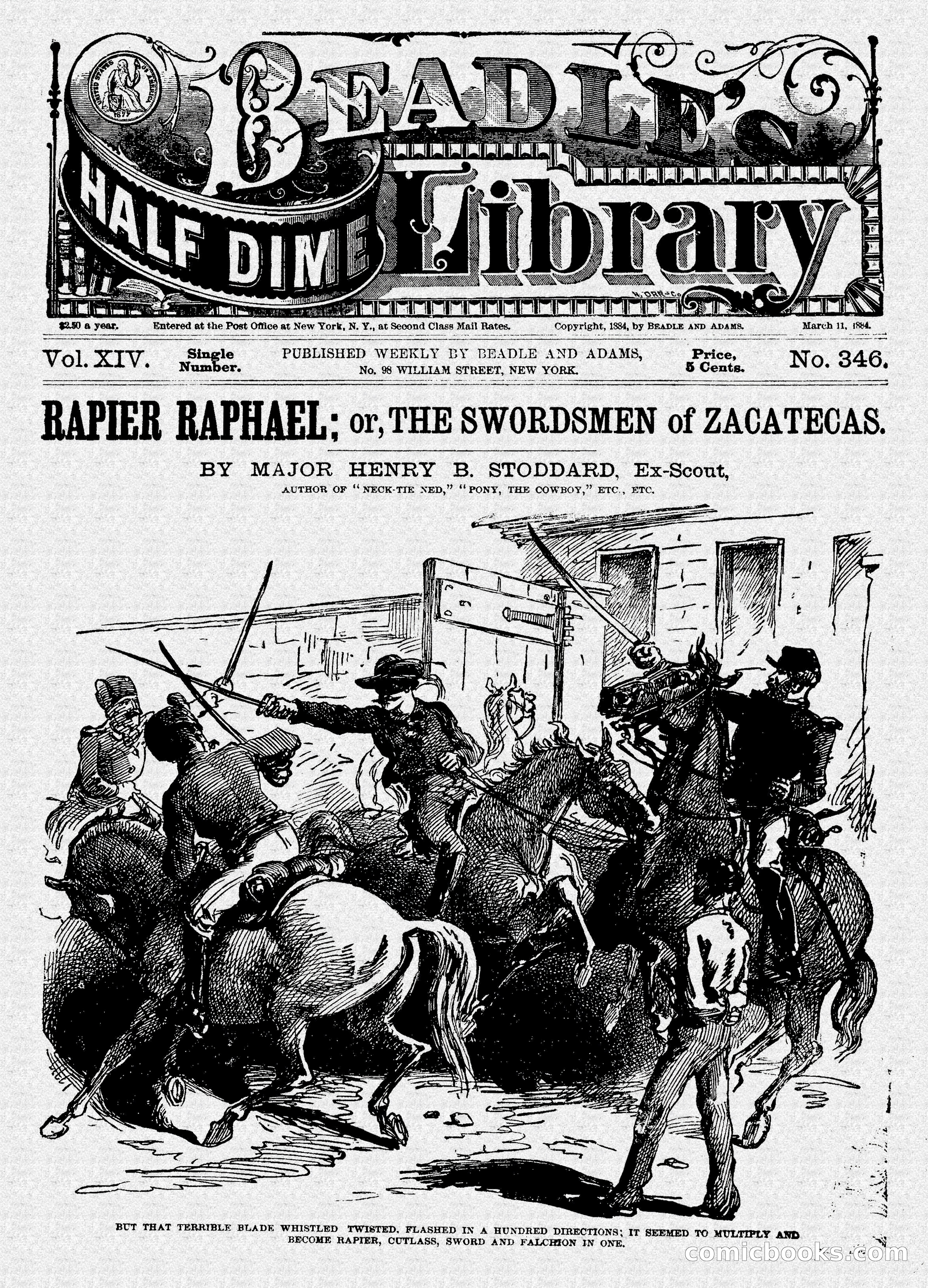 Beadle's Half Dime Library, Vol. 1, No. 8 — page 6 of 10