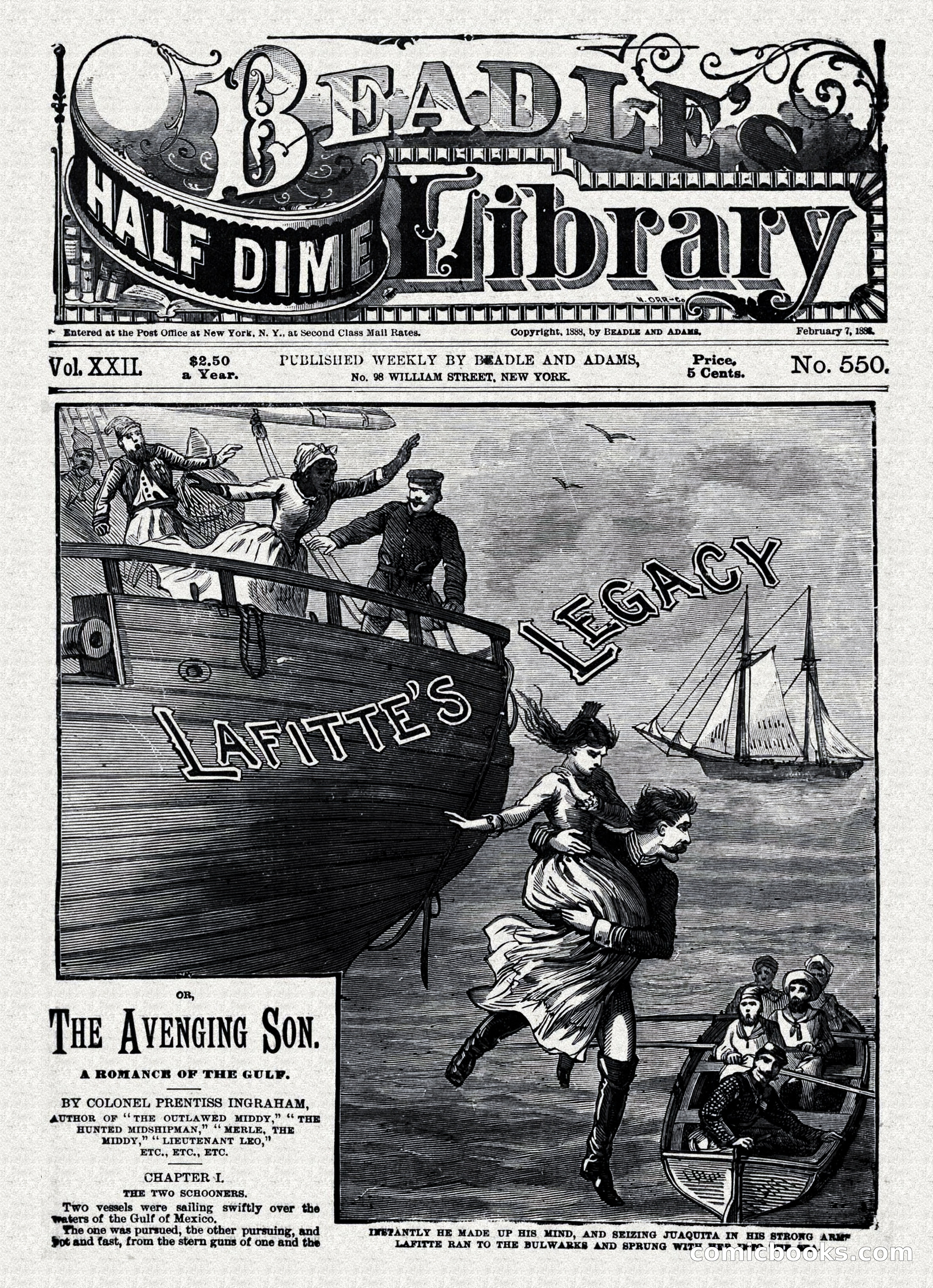 Beadle's Half Dime Library, Vol. 1, No. 8 — page 7 of 10