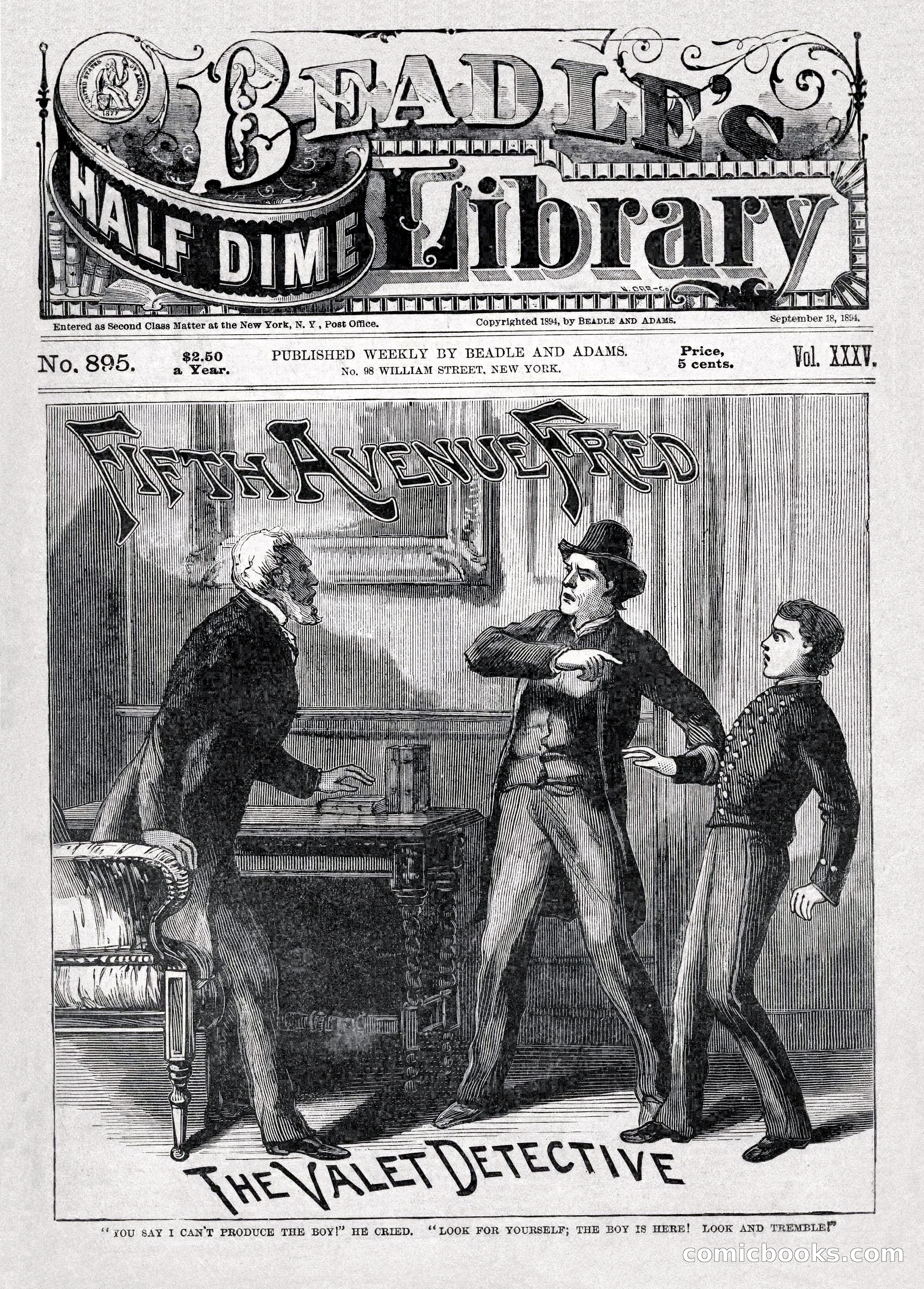 Beadle's Half Dime Library, Vol. 1, No. 8 — page 8 of 10