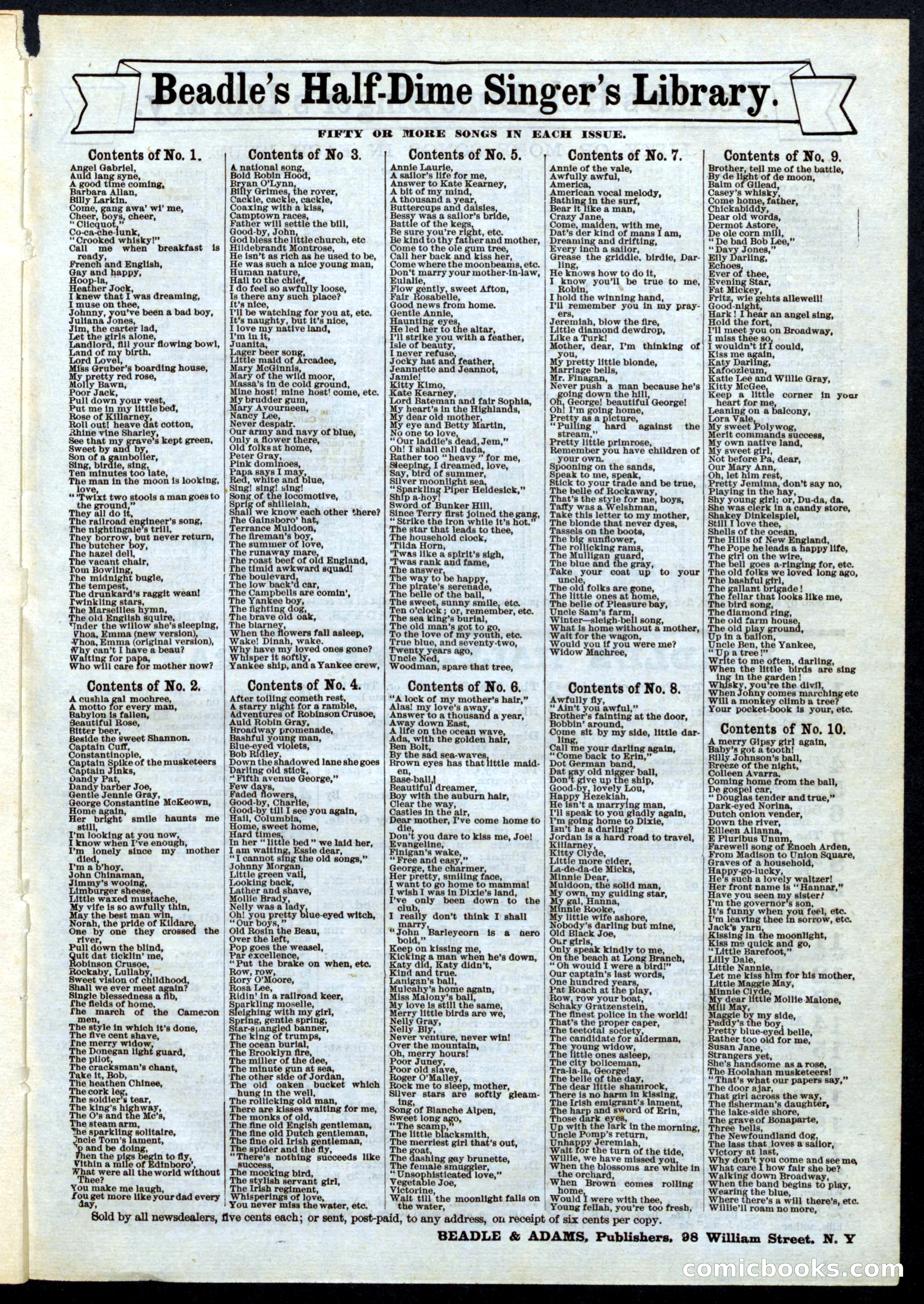 Beadle's Half Dime Library, No. 1 — page 15 of 16