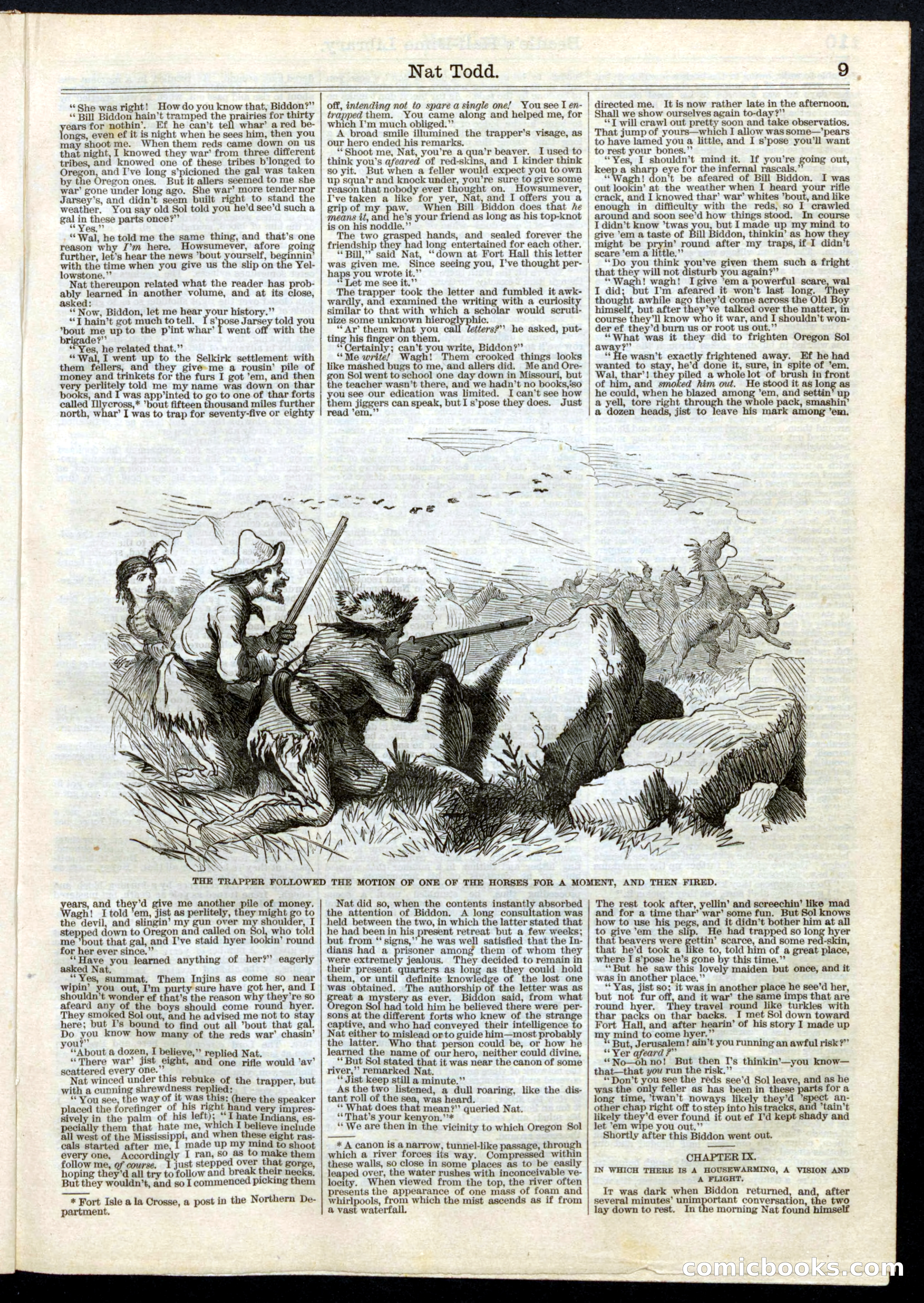 Beadle's Half Dime Library, No. 10 — page 9 of 16