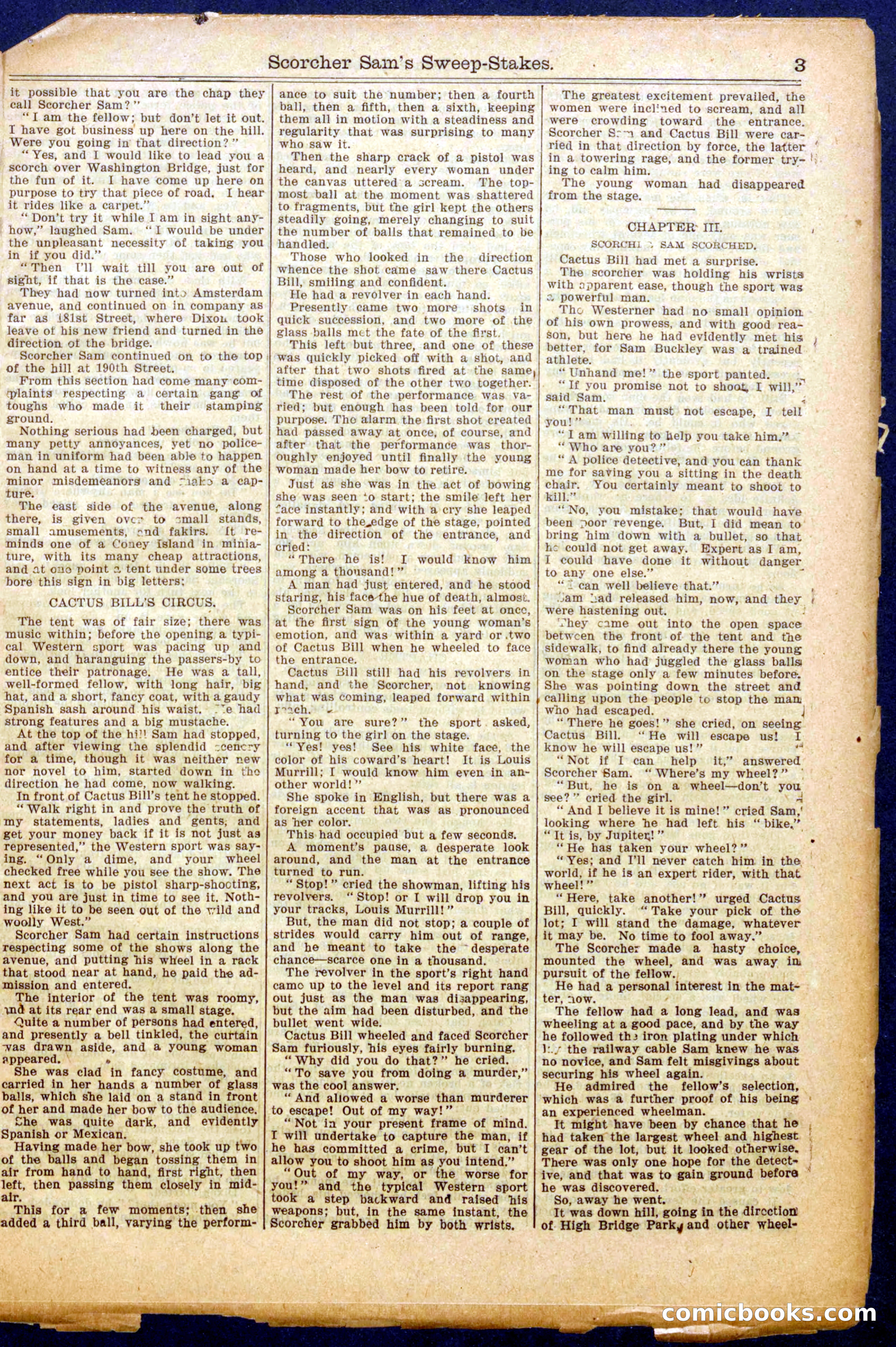 Beadle's Half Dime Library, No. 1004 — page 3 of 16