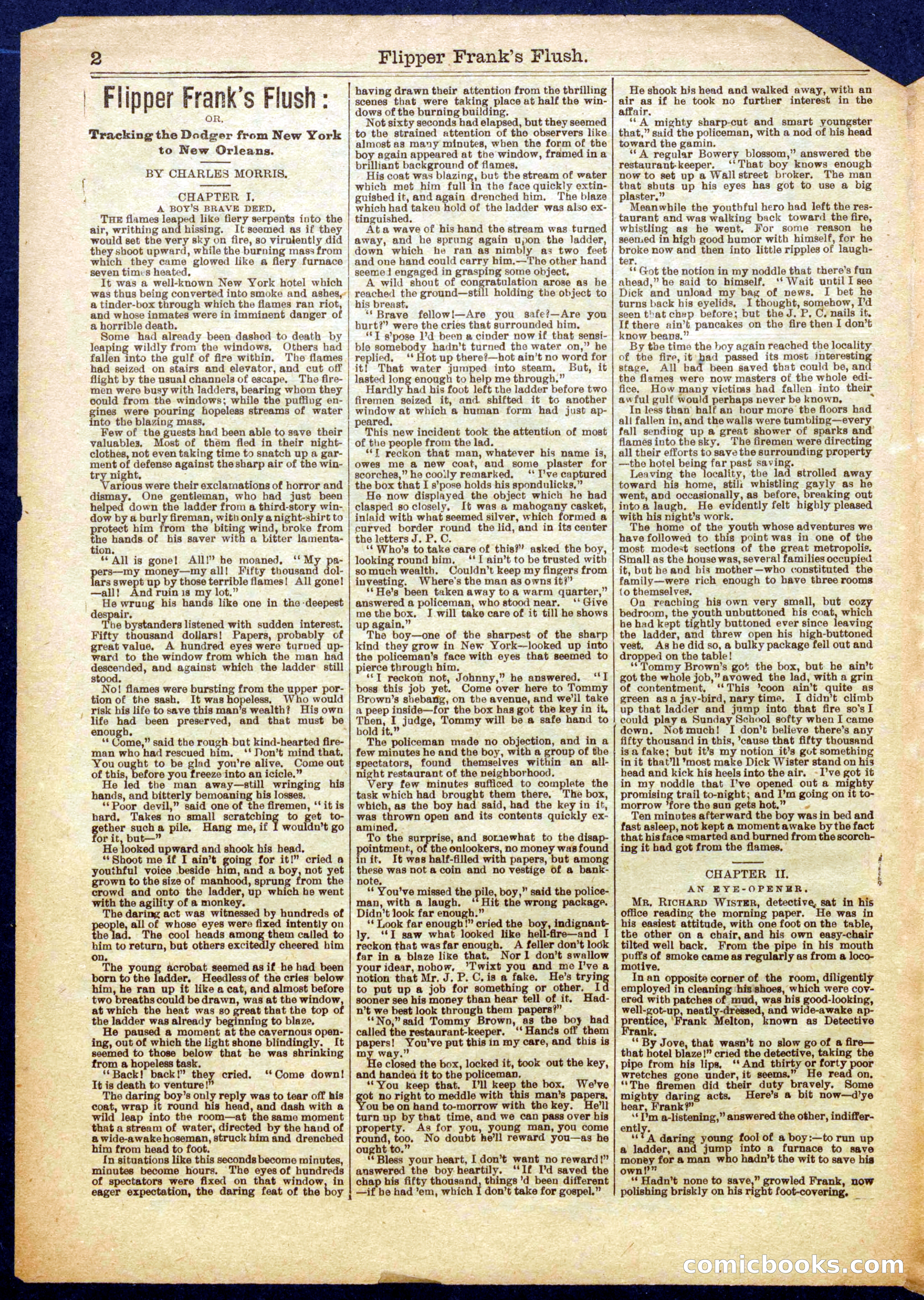 Beadle's Half Dime Library No. 1006 — page 2 of 16