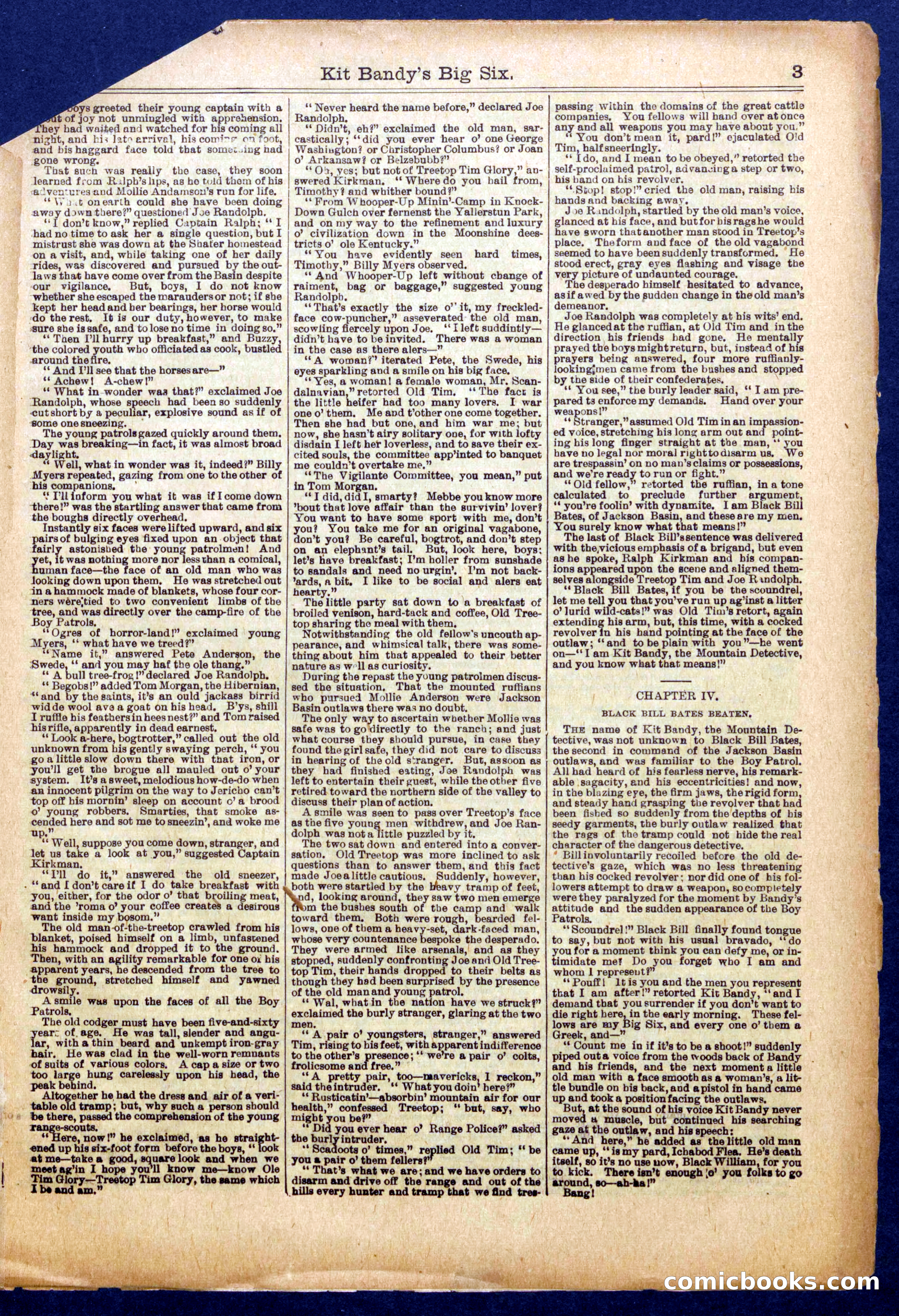 Beadle's Half Dime Library No. 1010 — page 3 of 16