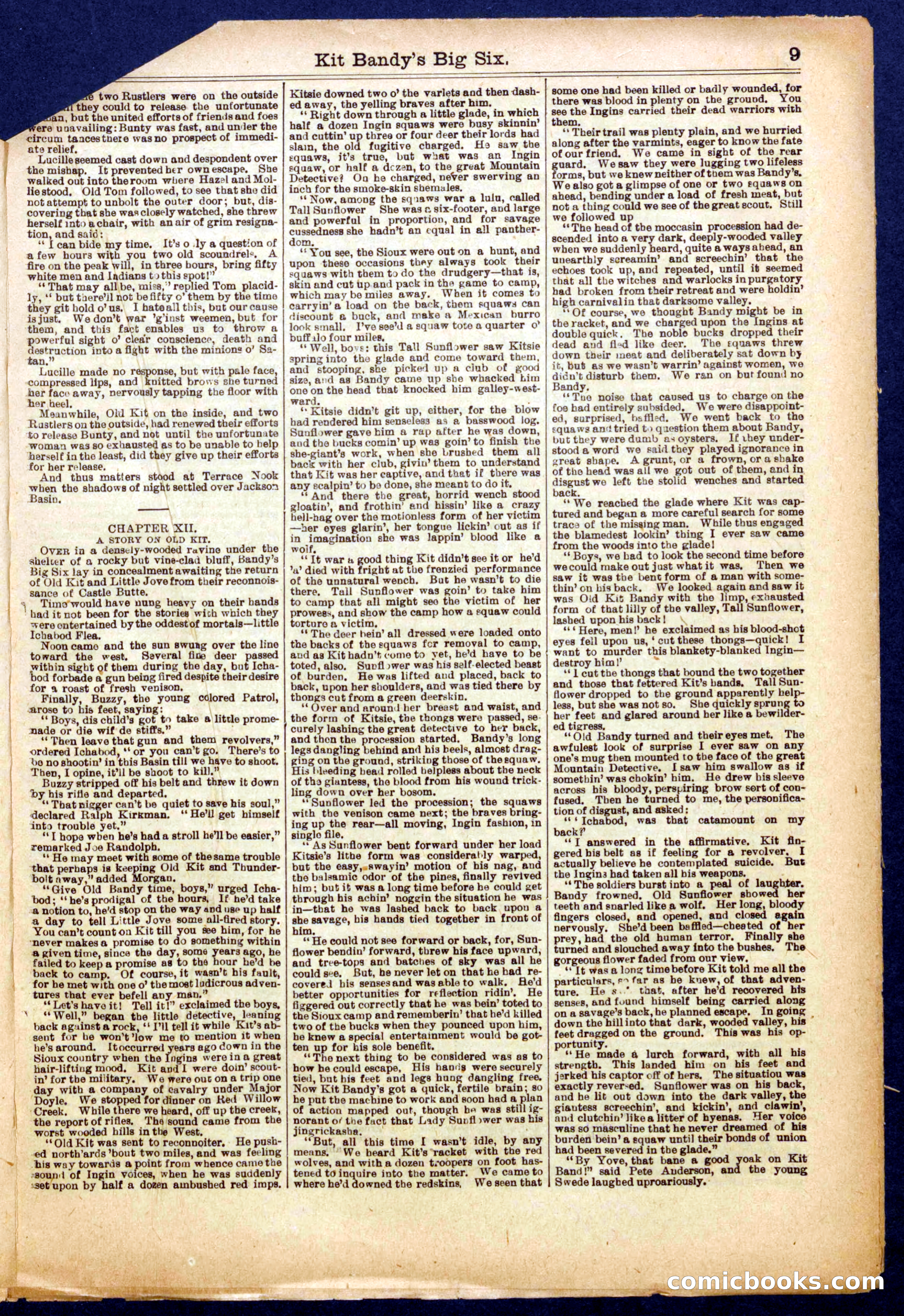 Beadle's Half Dime Library No. 1010 — page 9 of 16
