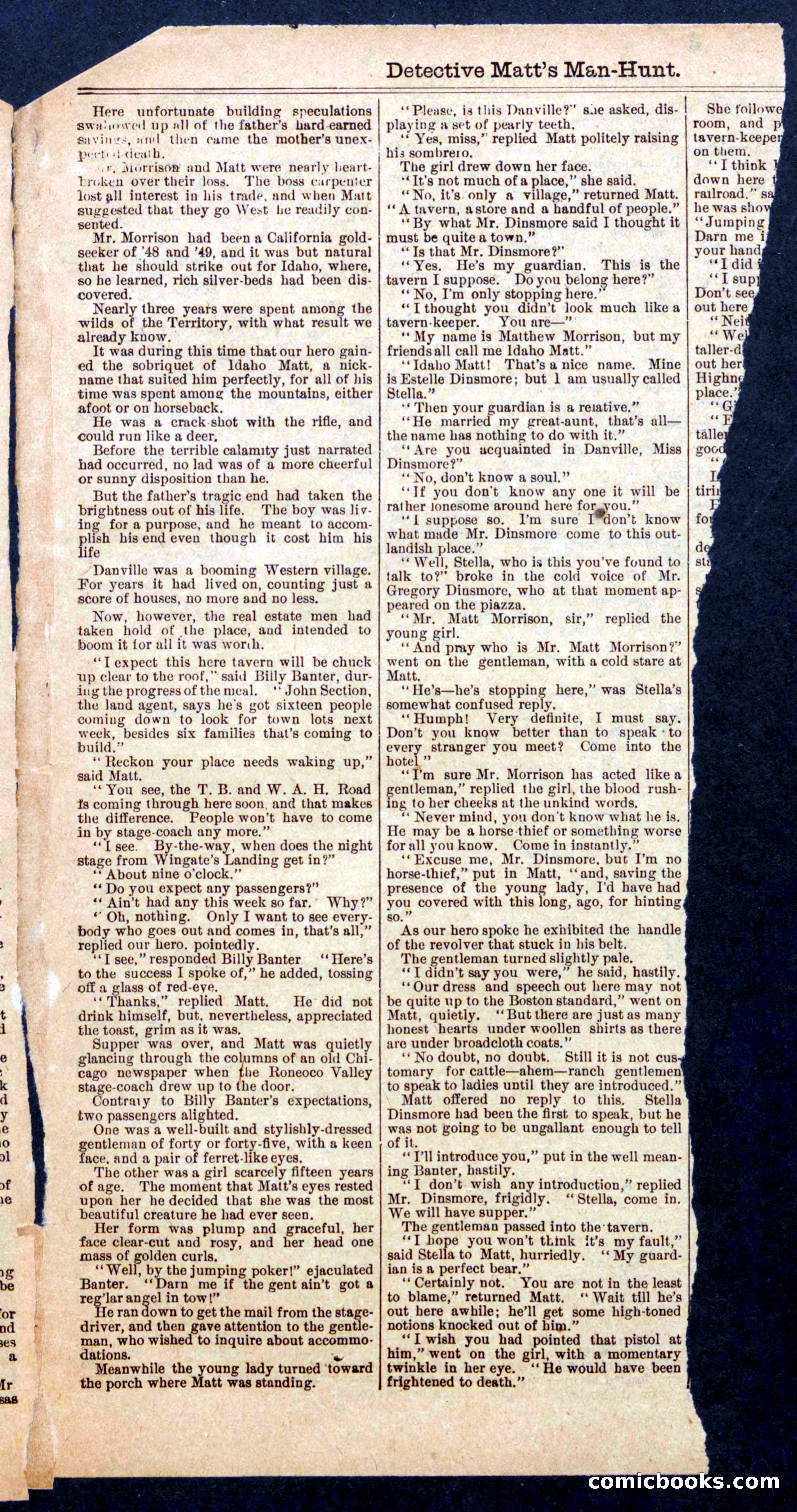 Beadle's Half Dime Library No. 1017 — page 3 of 16