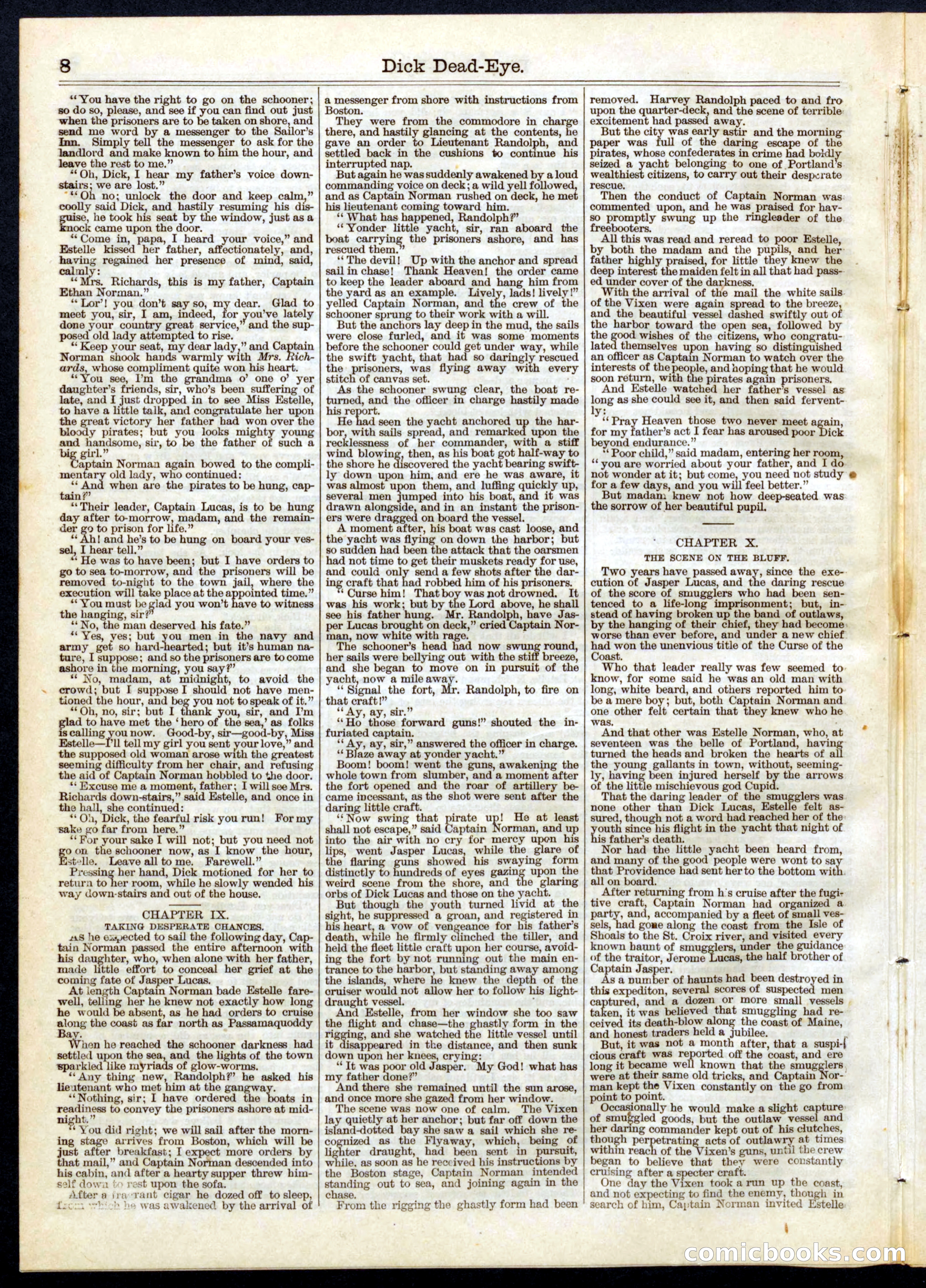 Beadle's Half Dime Library No. 102 — page 8 of 16
