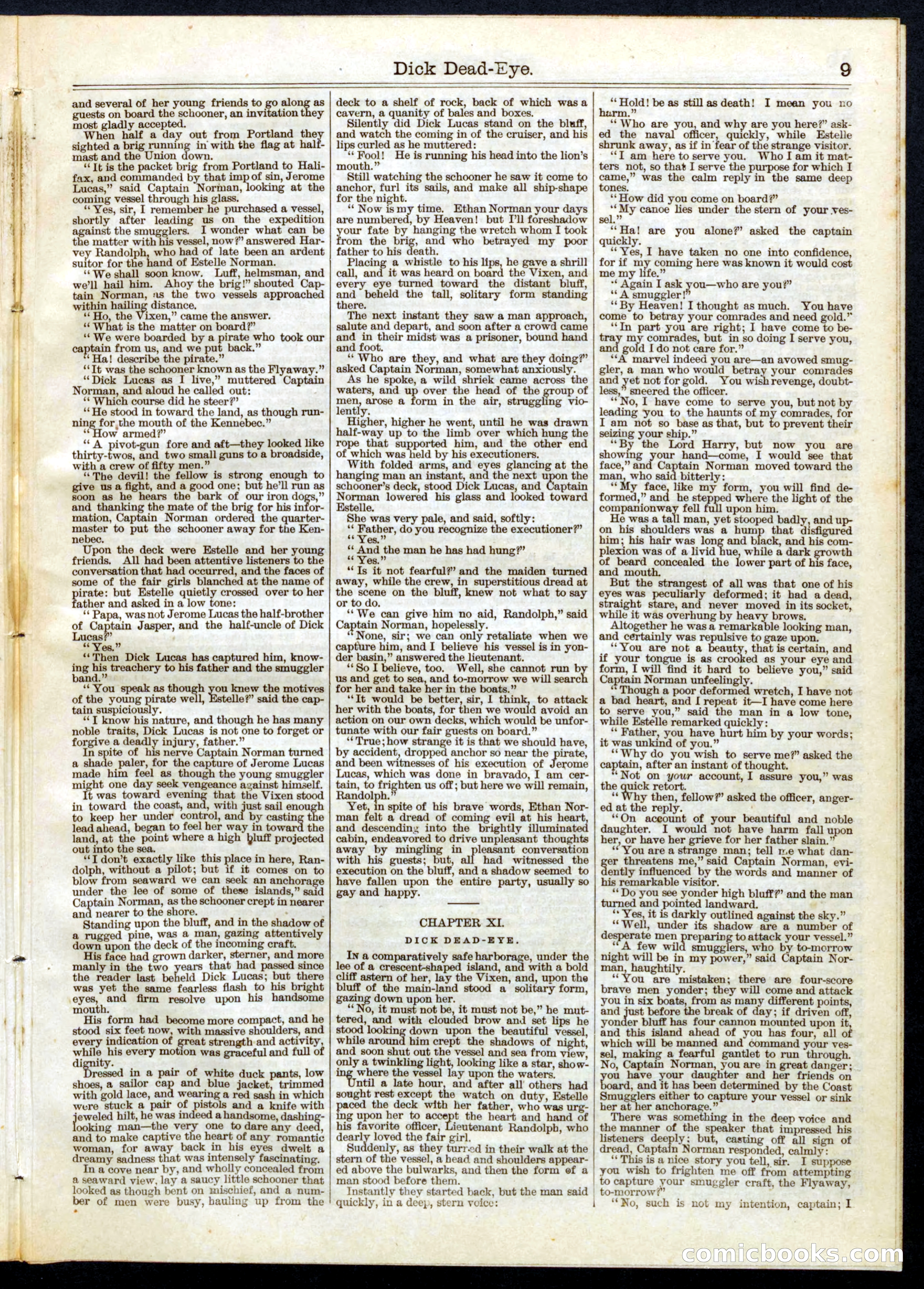 Beadle's Half Dime Library No. 102 — page 9 of 16